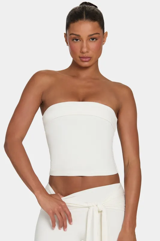 ButterCloud™ Tube Top in Coconut made by Bo + Tee