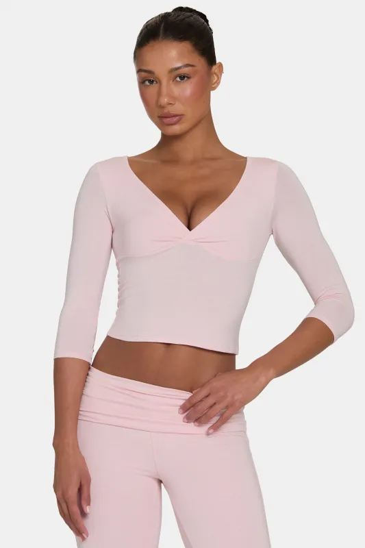 ButterCloud™ Top in Blush made by Bo + Tee
