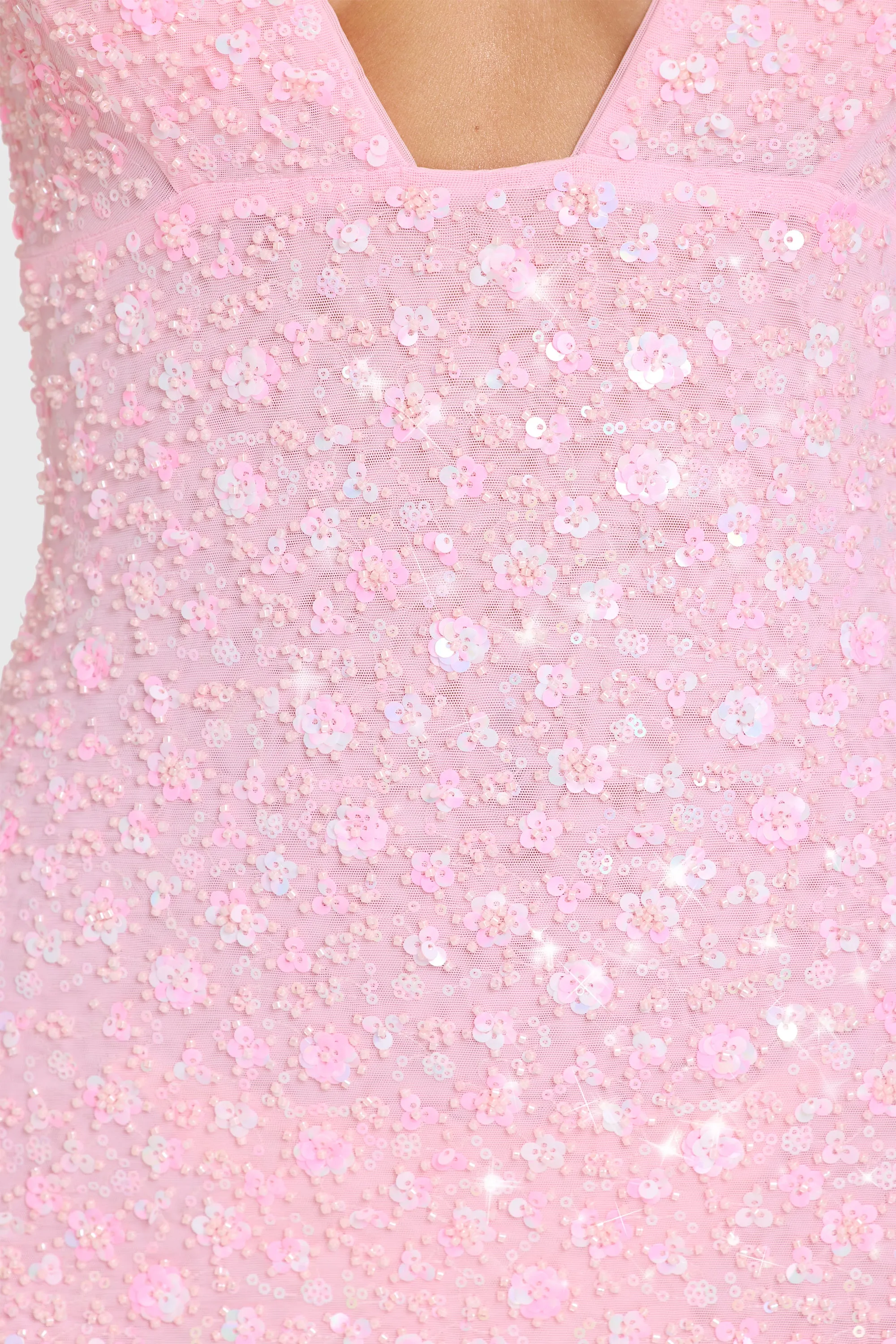 Embellished Mini Dress in Bubblegum Pink sold by Oh Polly product image thumbnail 4