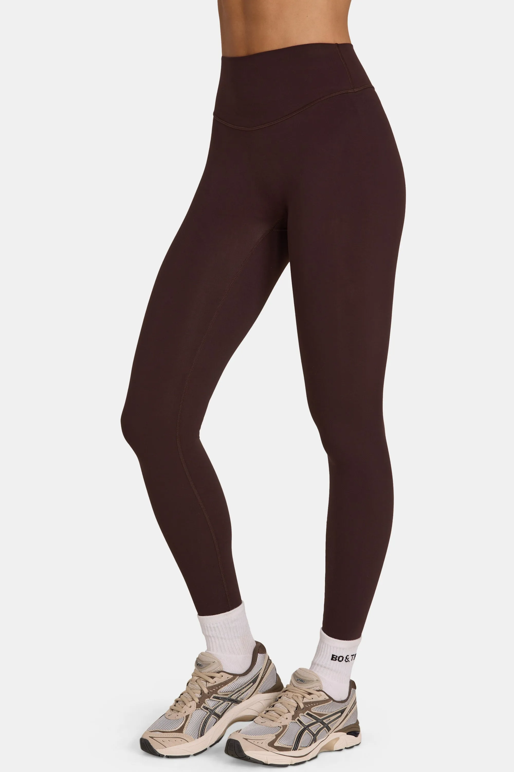 Soft Active Full-Length Leggings in Espresso sold by Oh Polly product image thumbnail 4