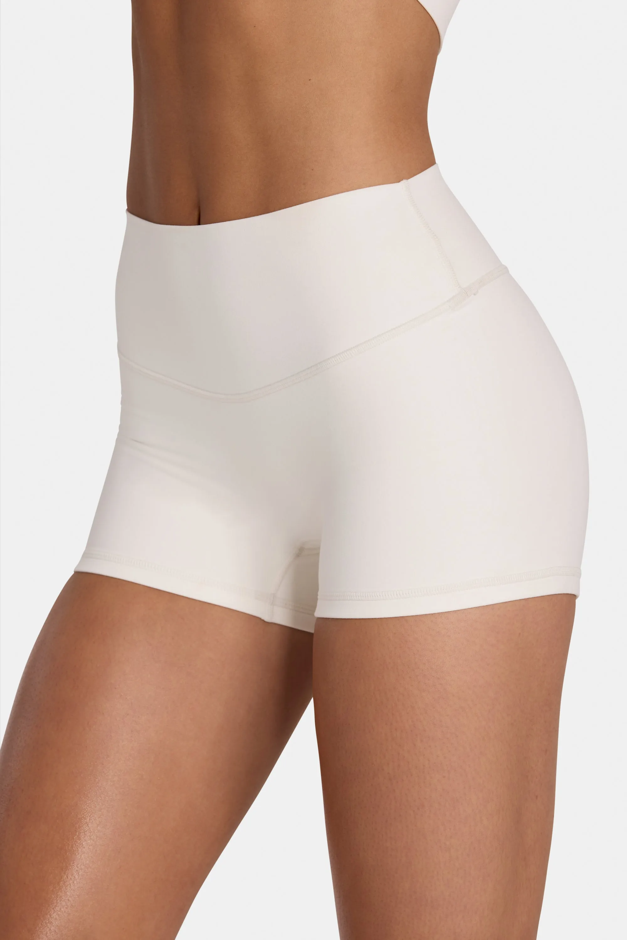 Soft Active Mini Shorts in Coconut sold by Oh Polly product image thumbnail 4