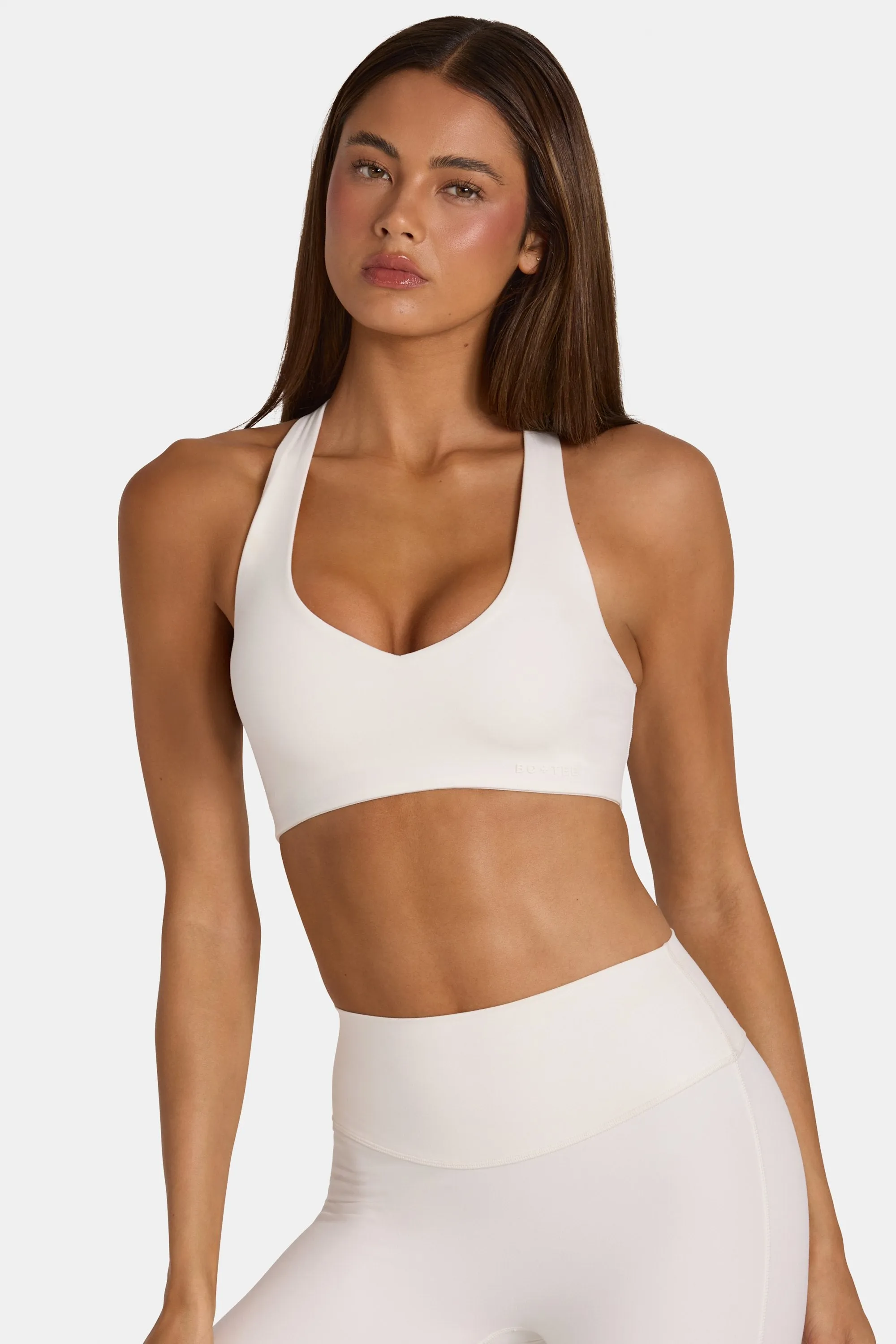 Soft Active Low-Impact Sports Bra in Coconut sold by Oh Polly product image thumbnail 2