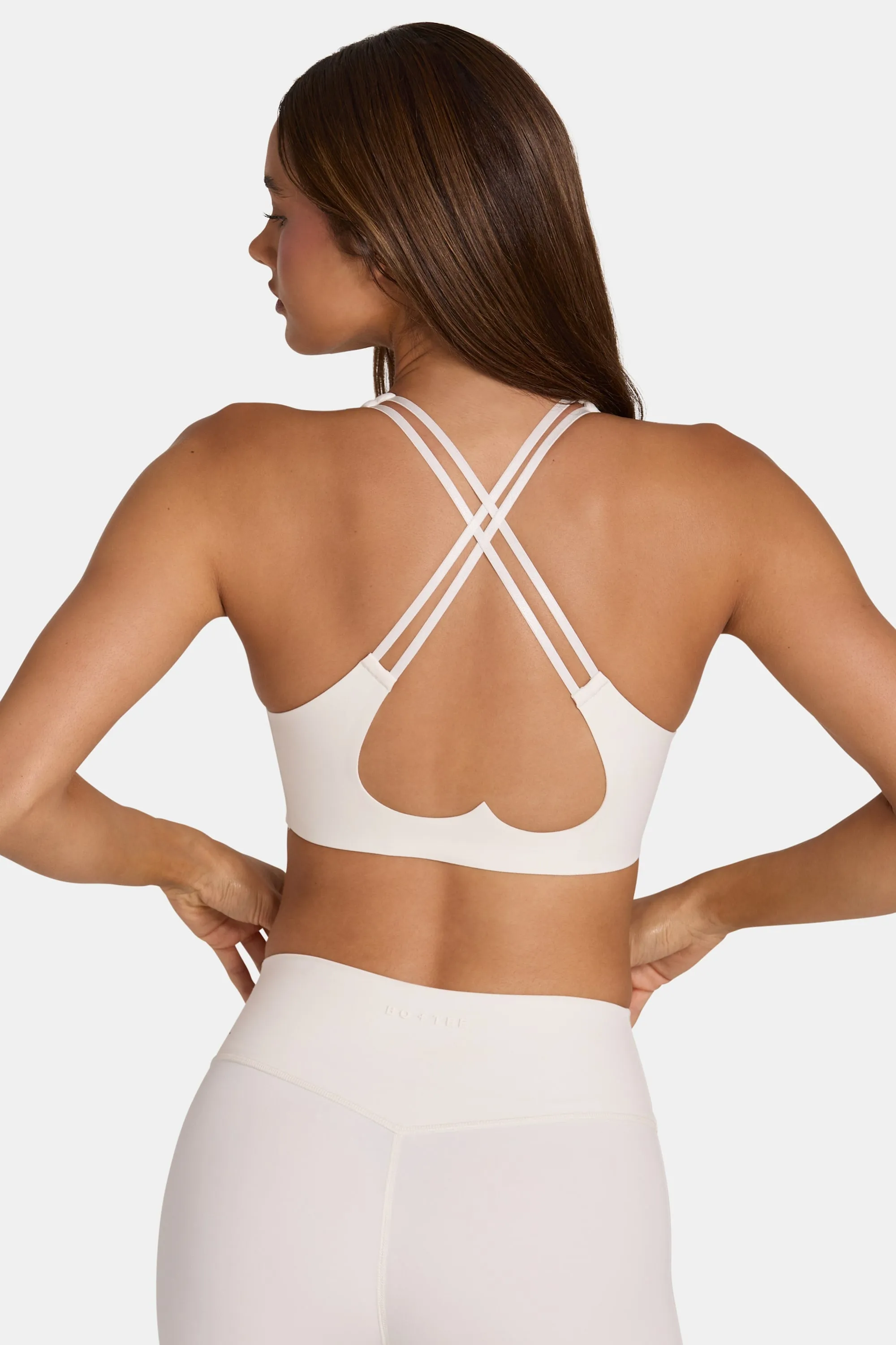 Soft Active Low-Impact Sports Bra in Coconut sold by Oh Polly product image thumbnail 5