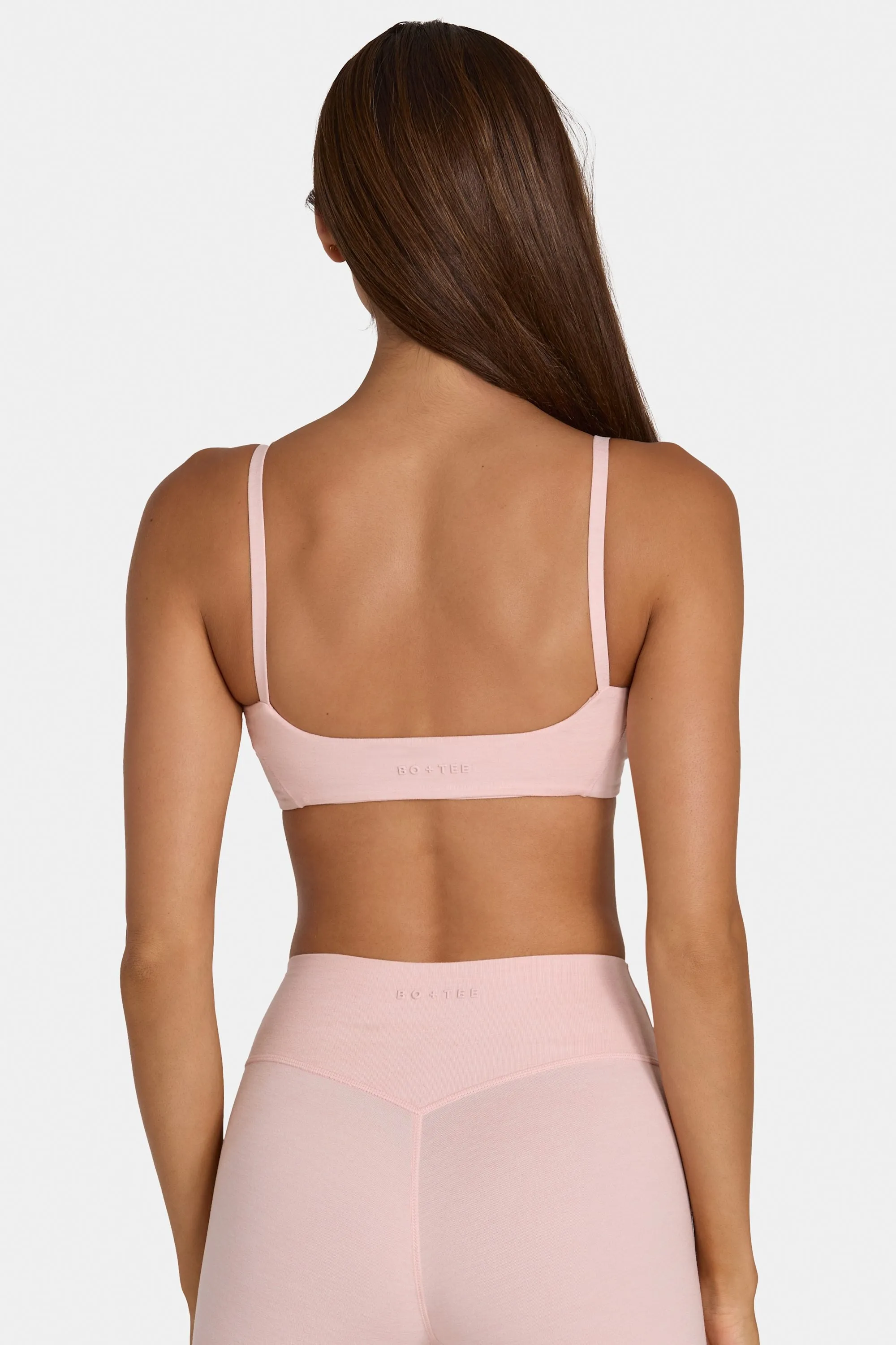 Soft Active Low-Impact Sports Bra in Blush Marl sold by Oh Polly product image thumbnail 2