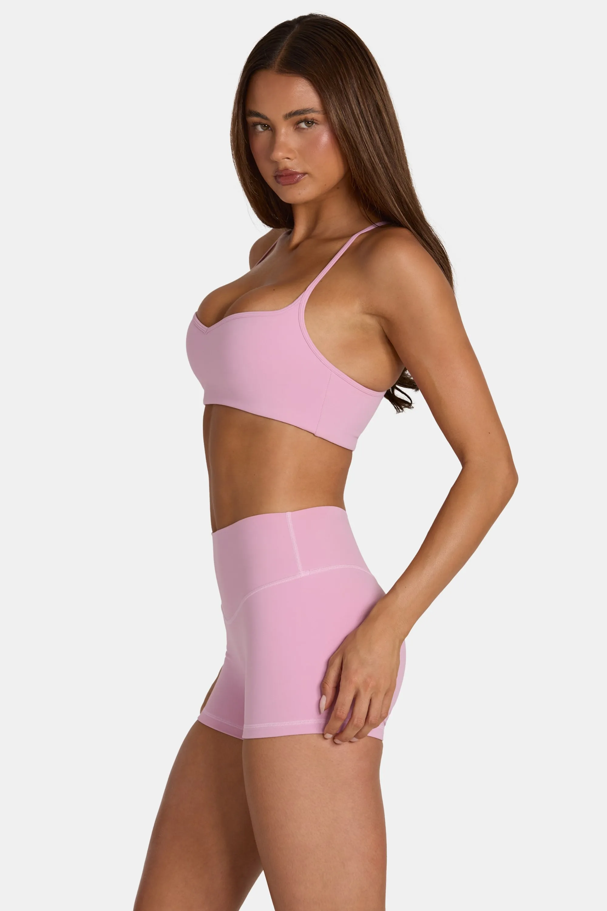 Soft Active Low-Impact Sports Bra in Sweet Pink sold by Oh Polly product image thumbnail 3