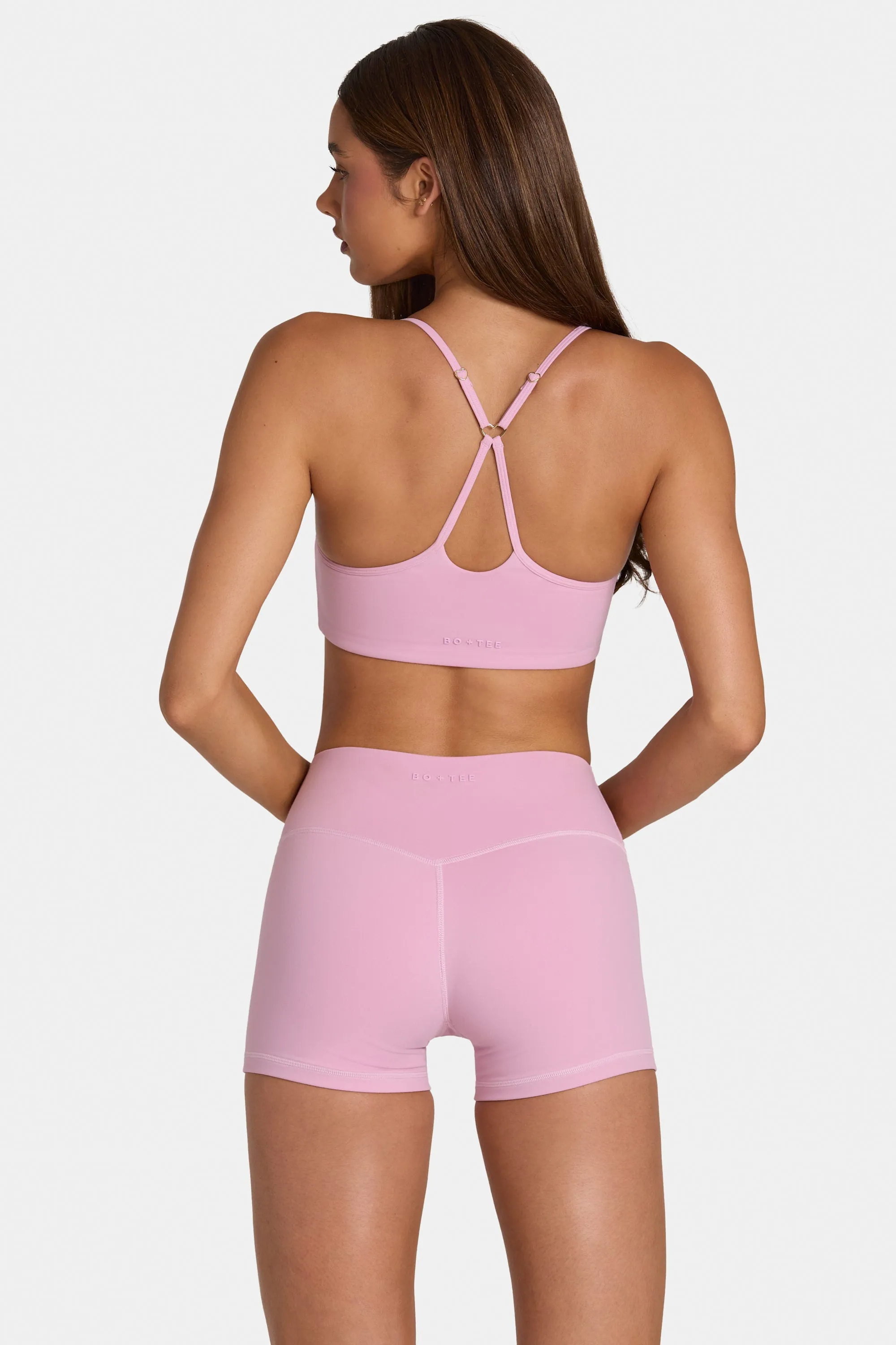 Soft Active Low-Impact Sports Bra in Sweet Pink sold by Oh Polly product image thumbnail 2