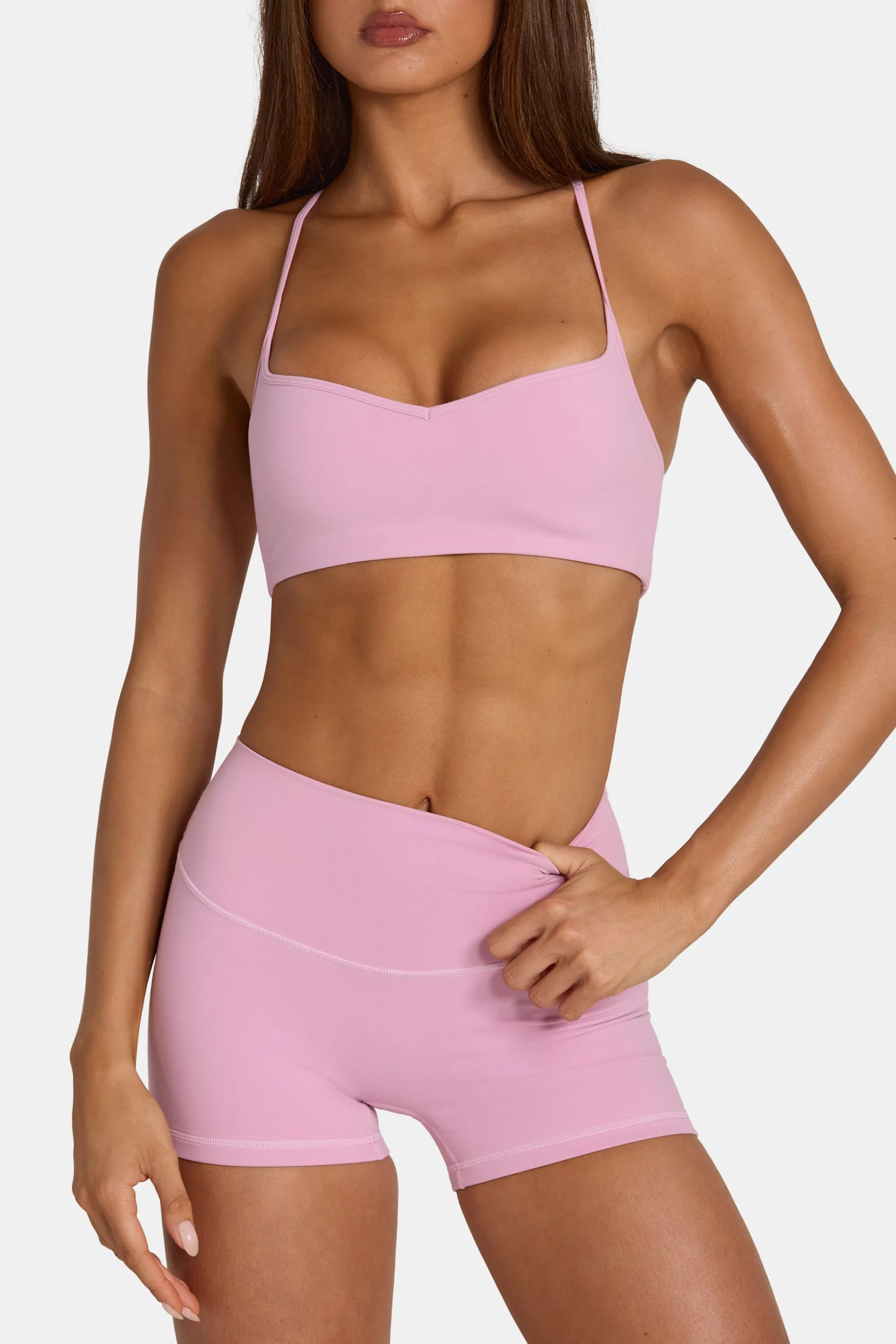 Soft Active Low-Impact Sports Bra in Sweet Pink sold by Oh Polly product image thumbnail 4