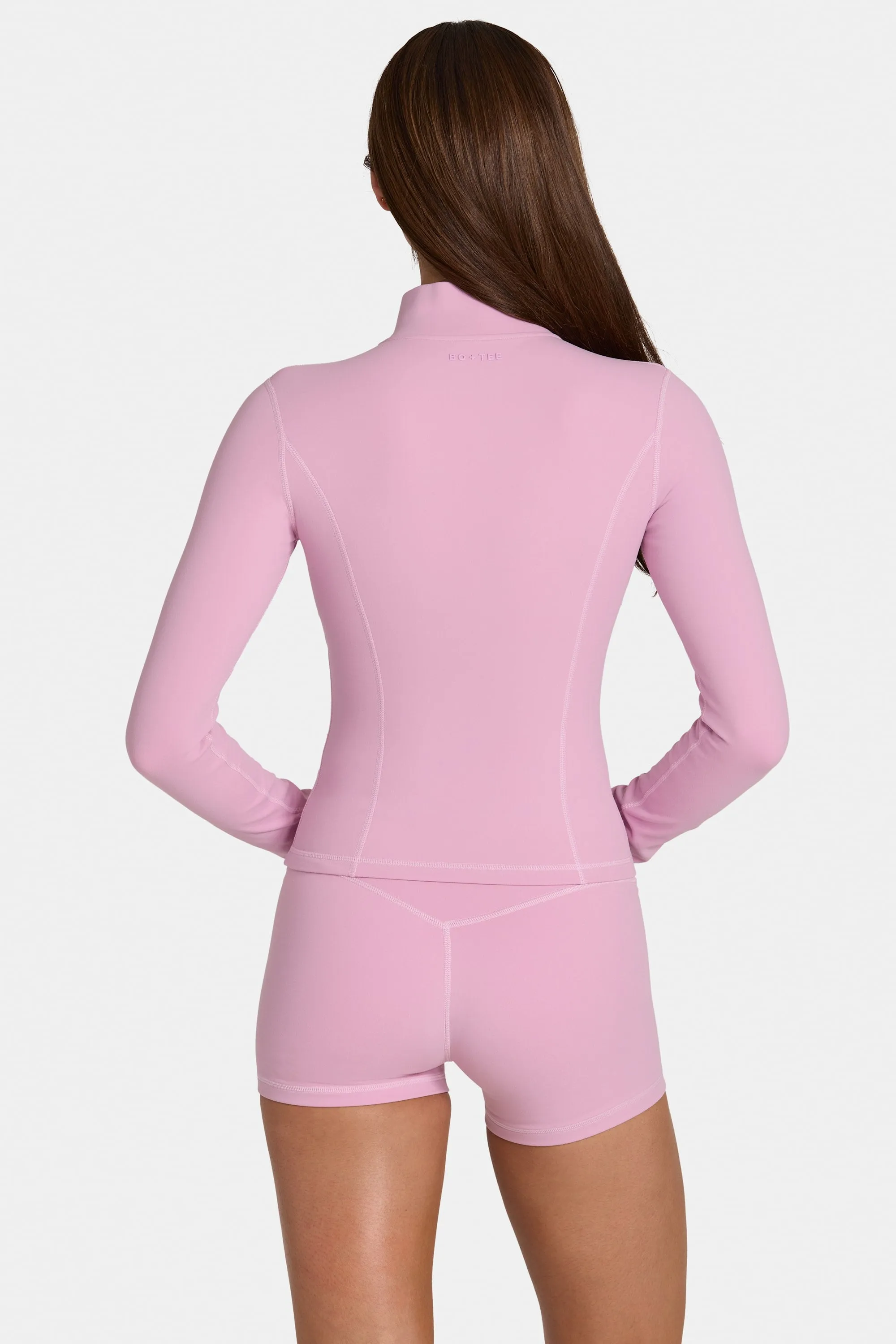 Soft Active Zip-Up Jacket in Sweet Pink sold by Oh Polly product image thumbnail 2
