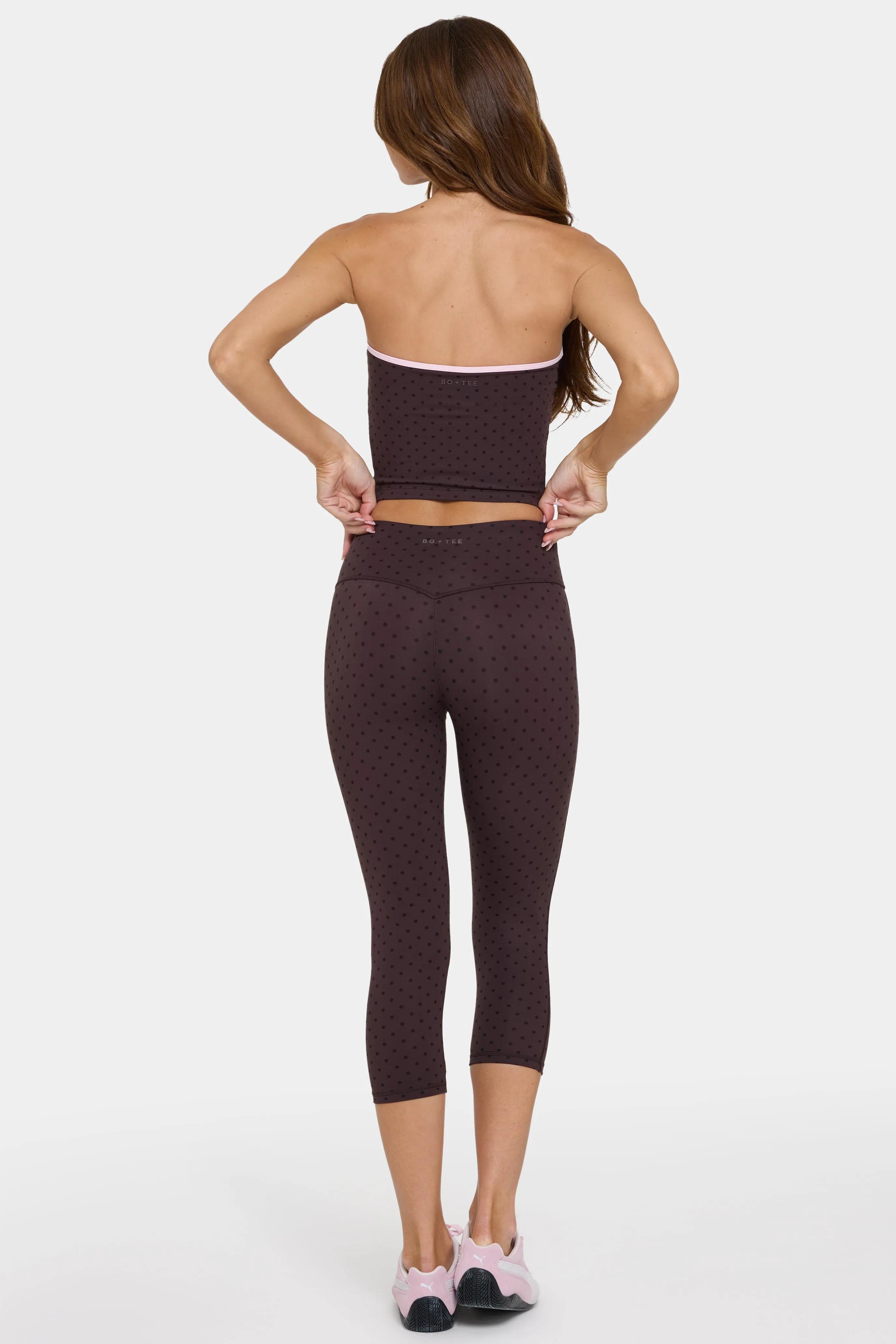 Soft Active Capri Leggings in Choc Chip sold by Oh Polly product image thumbnail 2