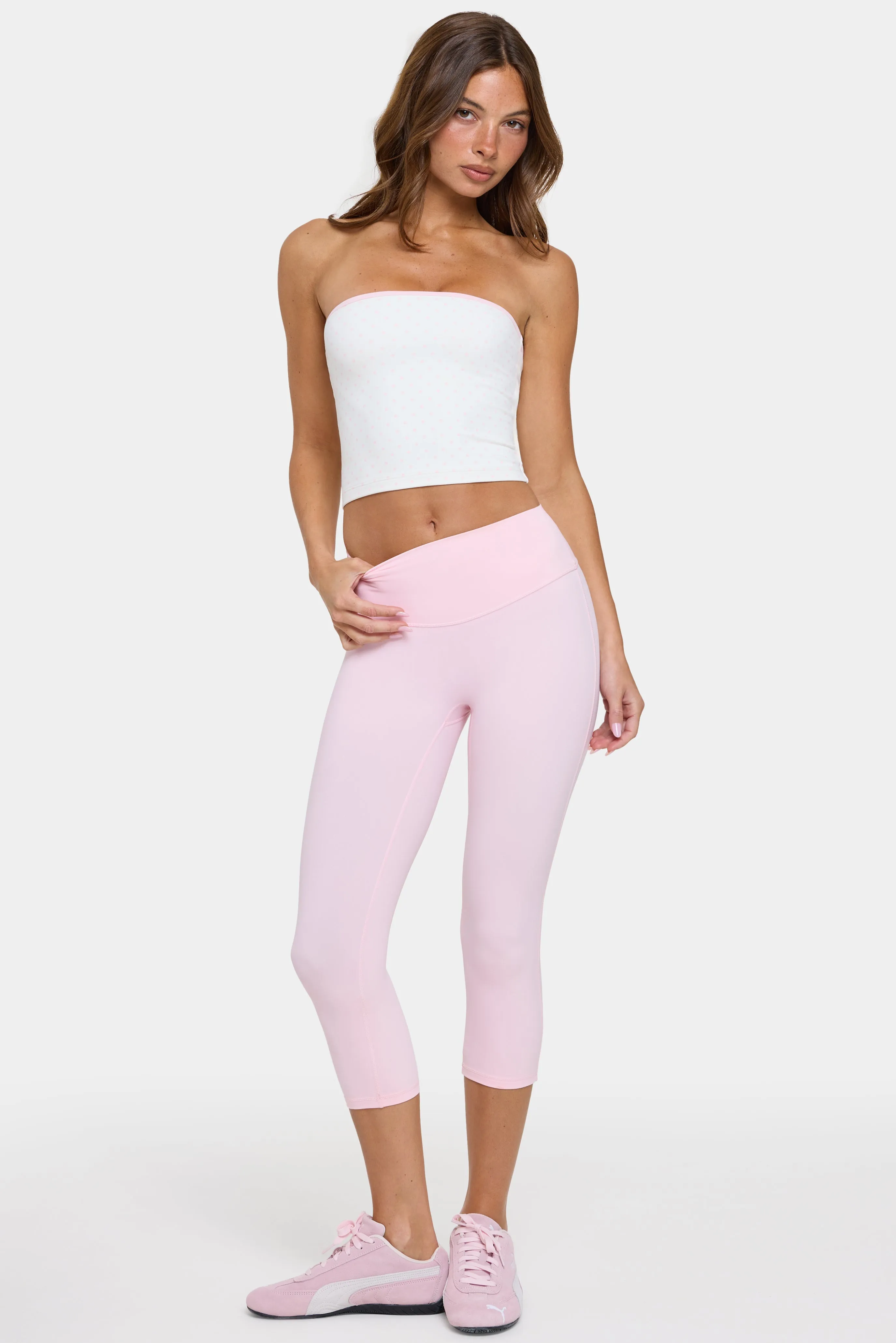 Soft Active Capri Leggings in Sorbet sold by Oh Polly product image thumbnail 5