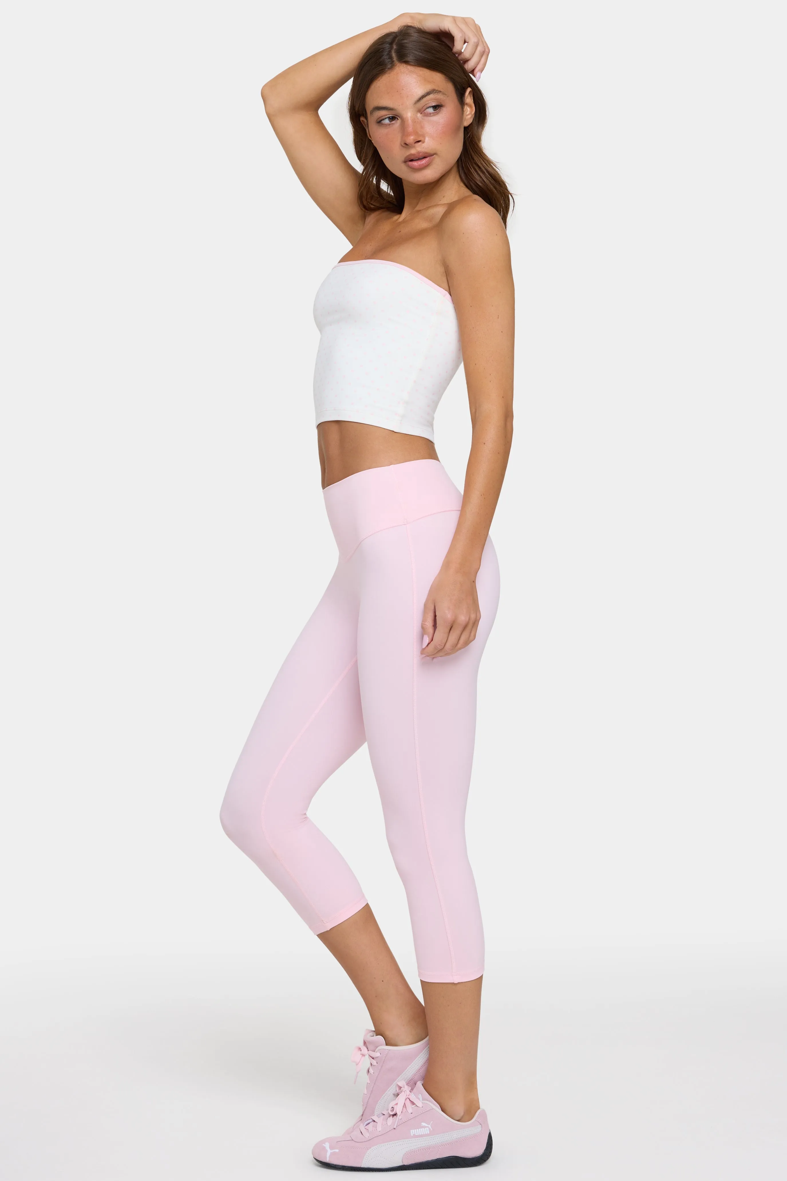 Soft Active Capri Leggings in Sorbet sold by Oh Polly product image thumbnail 3
