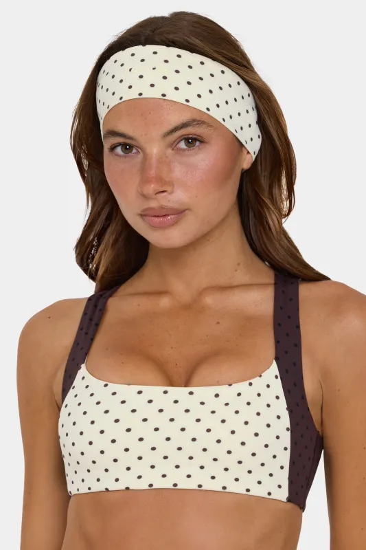 Soft Active Headband in Cookie Butter made by Bo + Tee