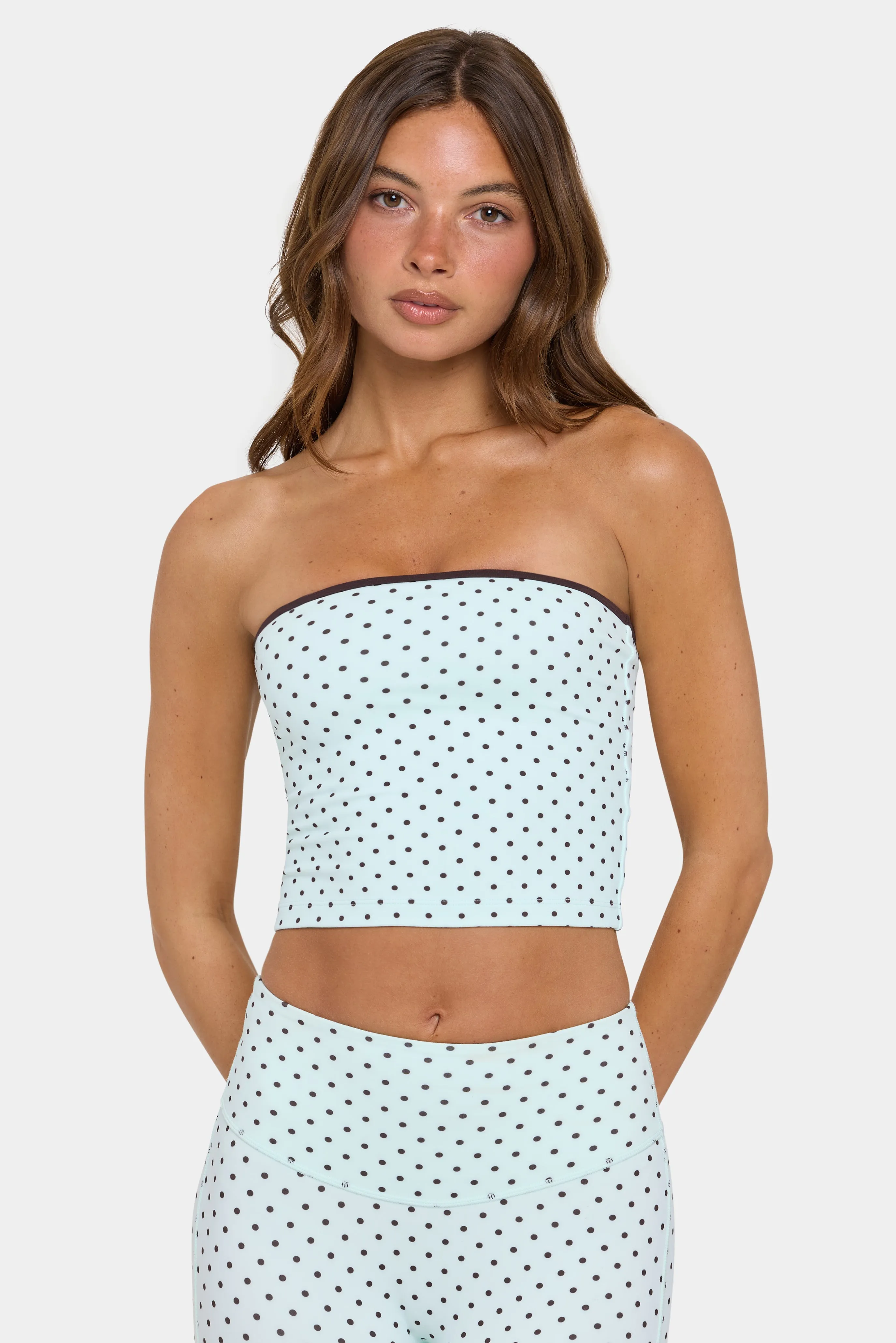 Soft Active Bandeau Top in Mint Chip sold by Oh Polly product image thumbnail 5