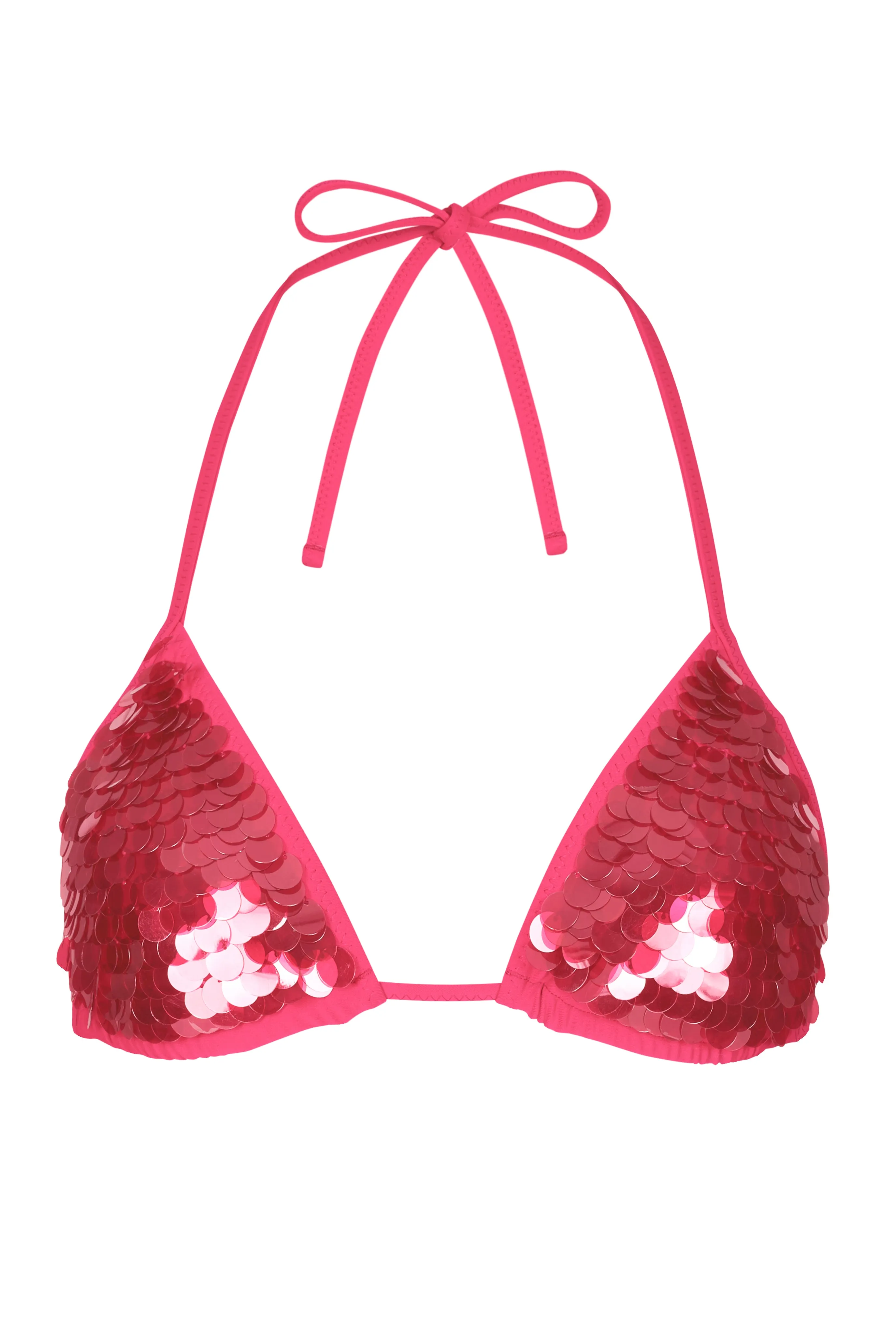 Triangle Bikini Top in Raspberry sold by Oh Polly product image thumbnail 4