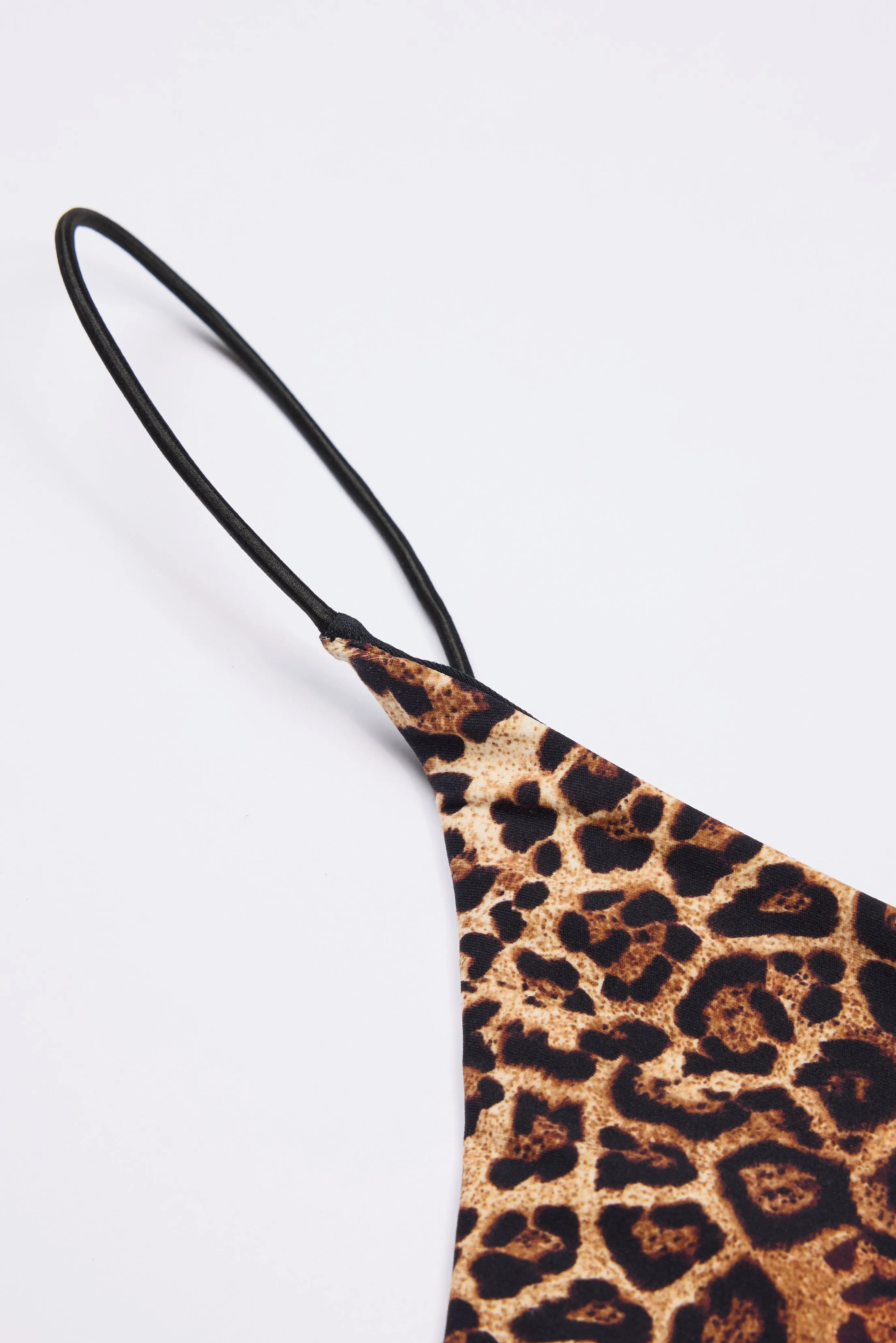 Thong Bikini Bottoms in Leopard Print sold by Oh Polly product image thumbnail 5
