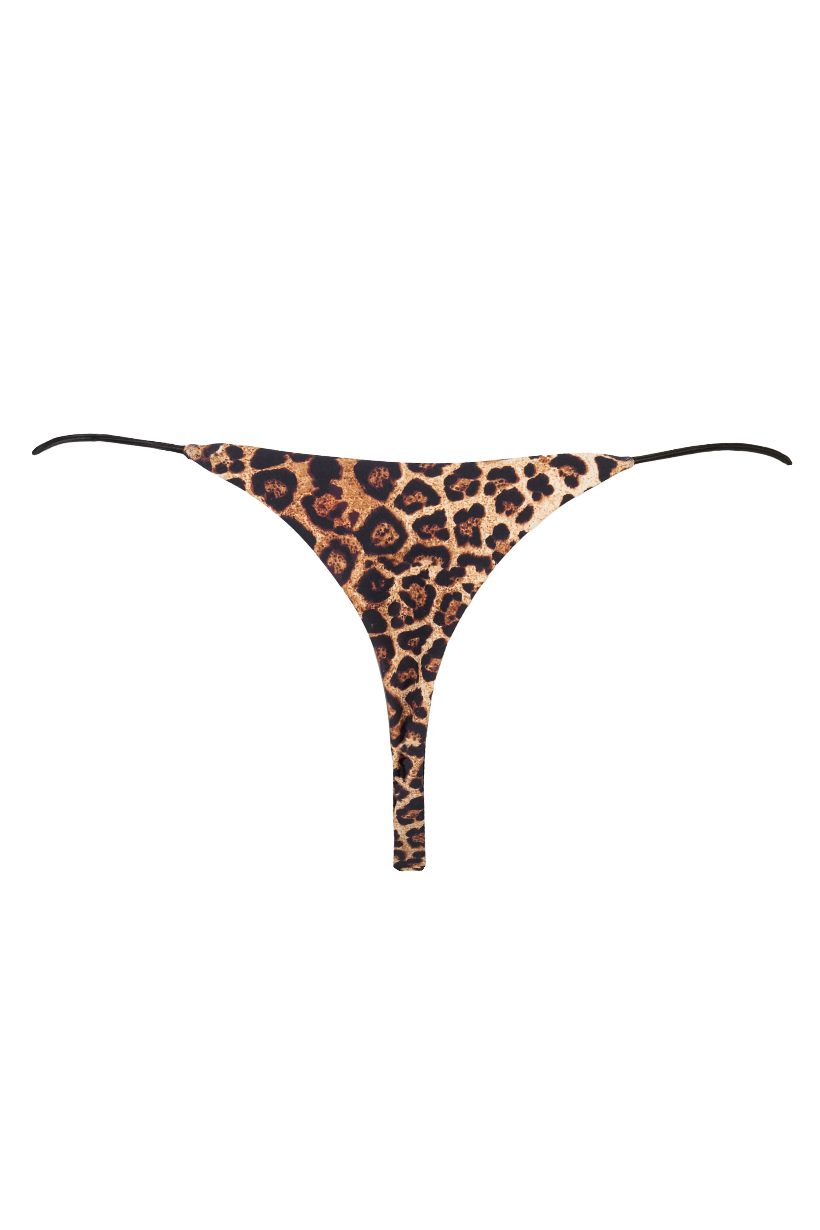 Thong Bikini Bottoms in Leopard Print sold by Oh Polly product image thumbnail 4