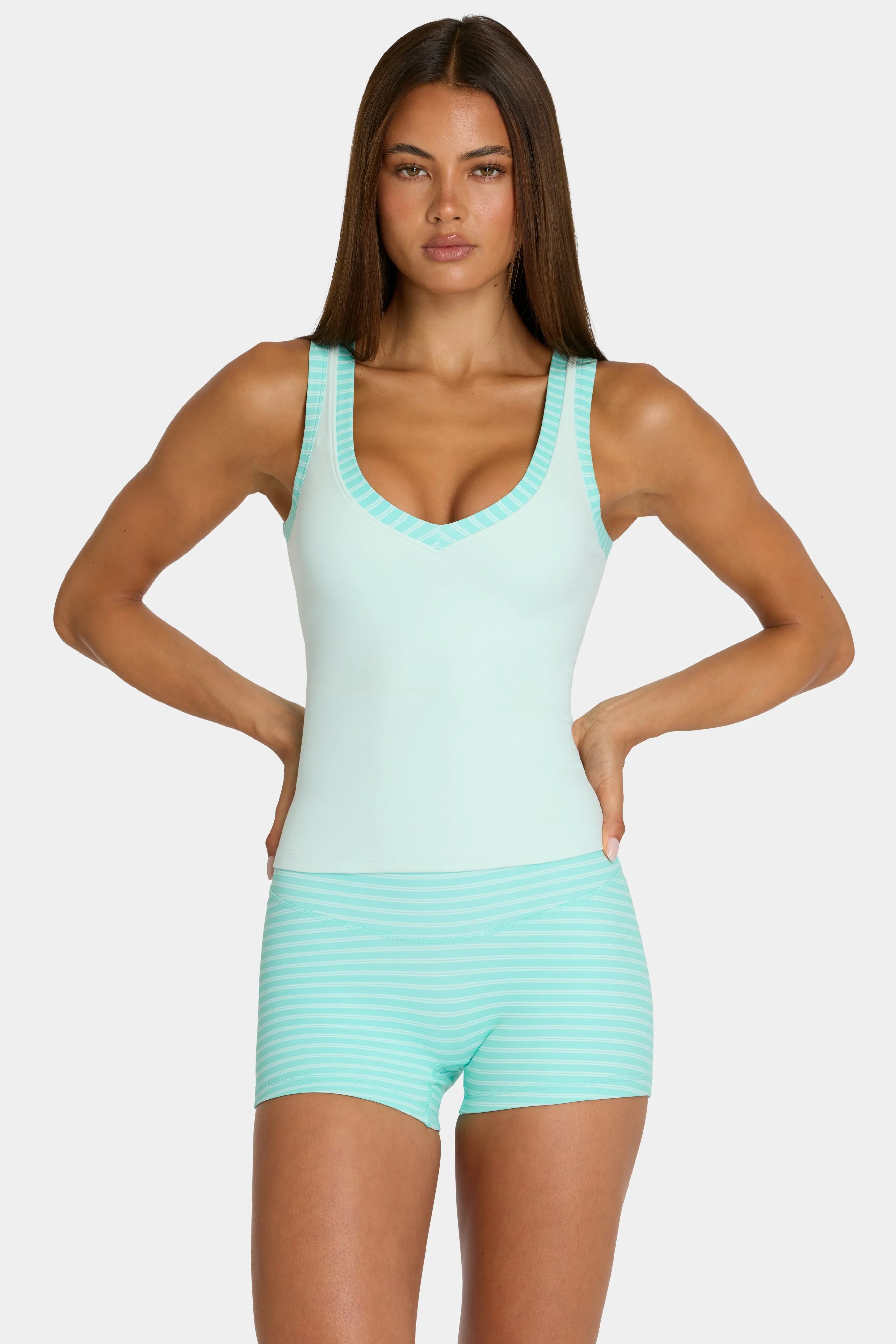 Soft Active Tank Top in Mint sold by Oh Polly