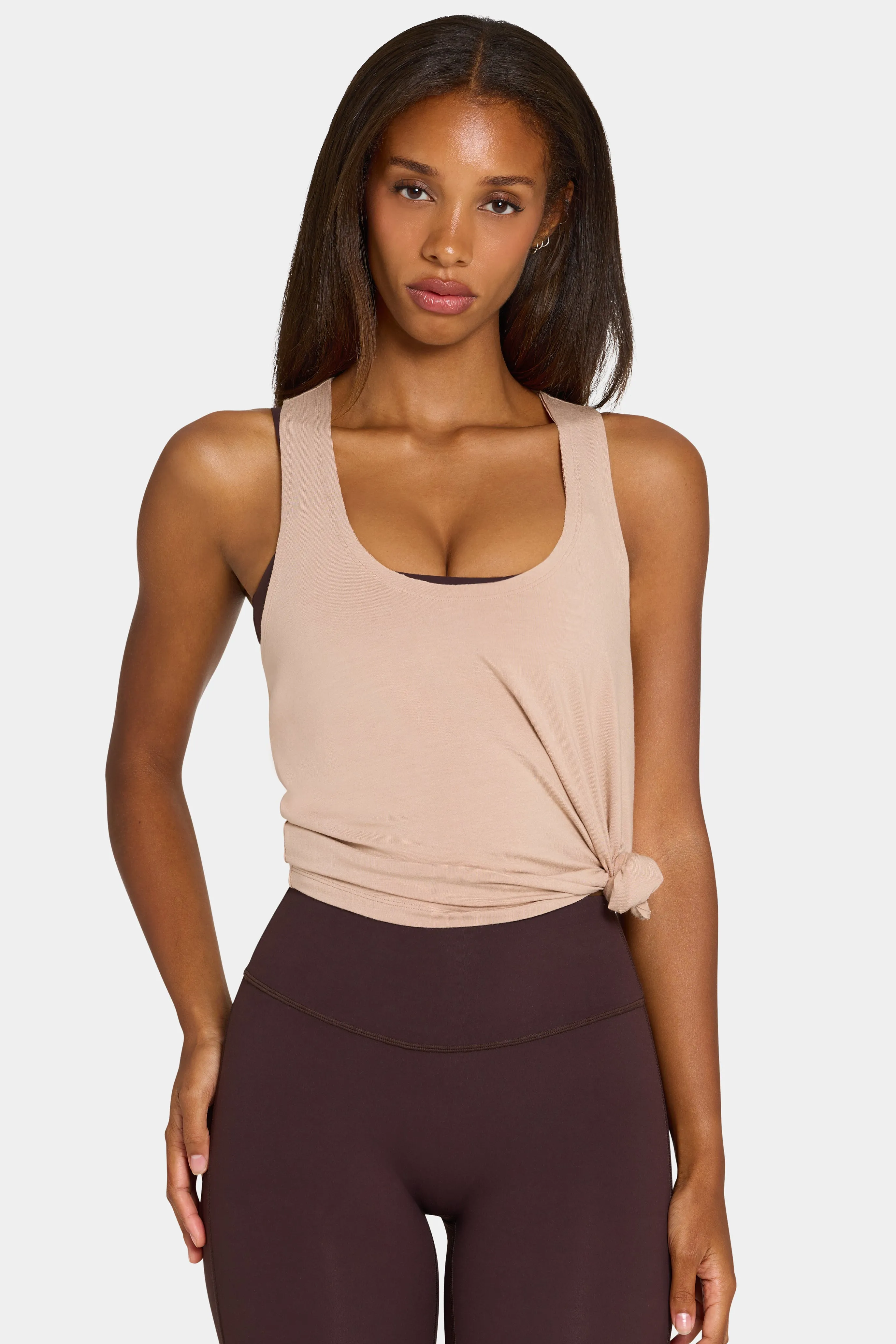 ButterCloud™ Slouchy Tank Top in Oatmeal sold by Oh Polly product image thumbnail 5