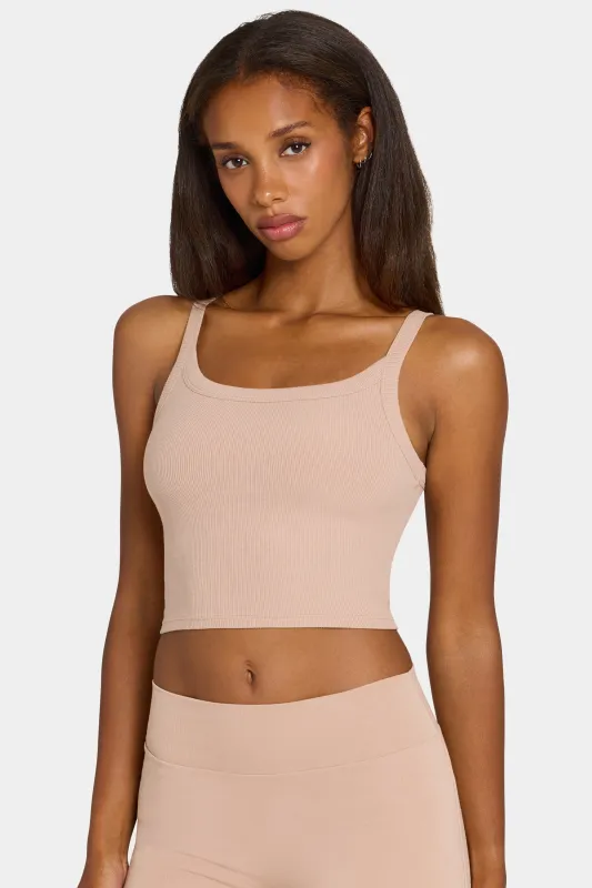 ButterCloud™ Tank Top in Oatmeal made by Bo + Tee