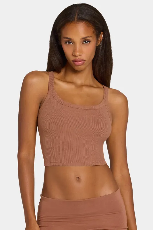 ButterCloud™ Tank Top in Cocoa made by Bo + Tee