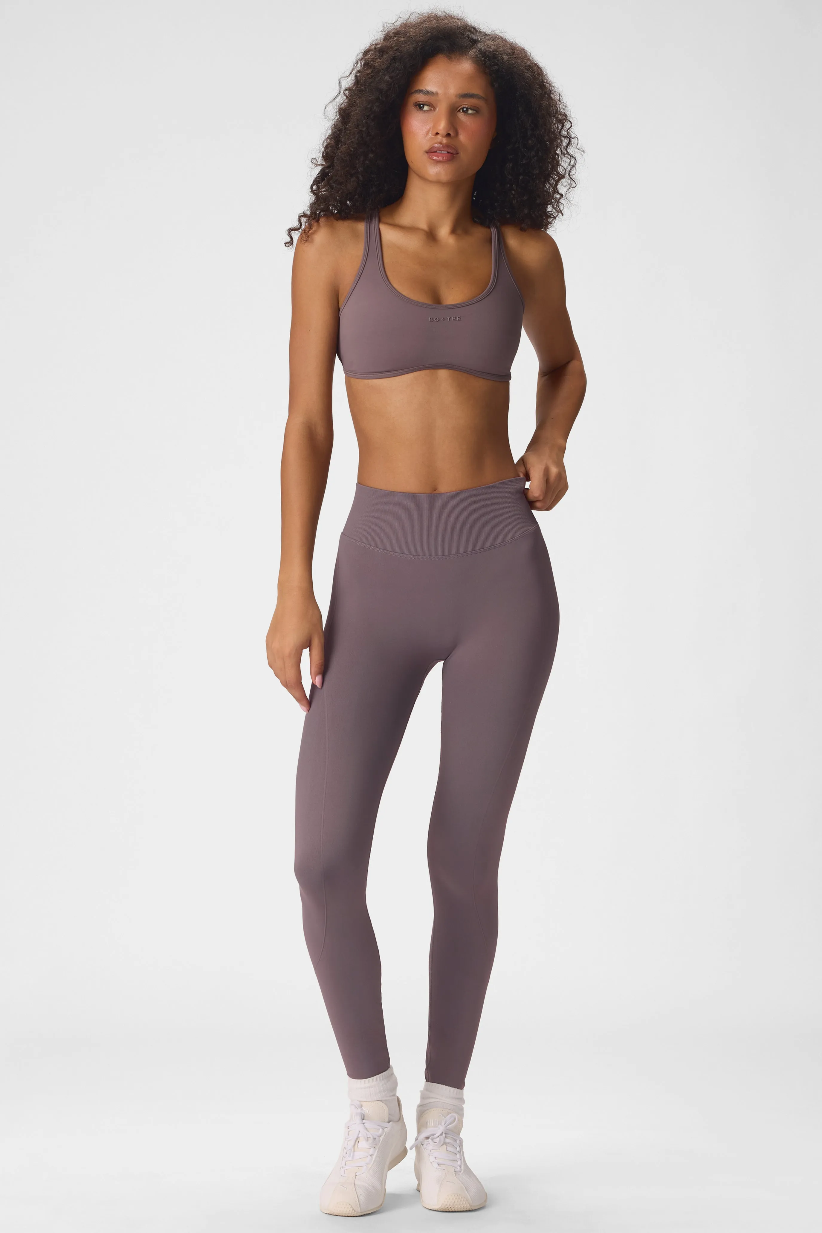 Seamless Full-Length Leggings in Stone sold by Oh Polly product image thumbnail 3