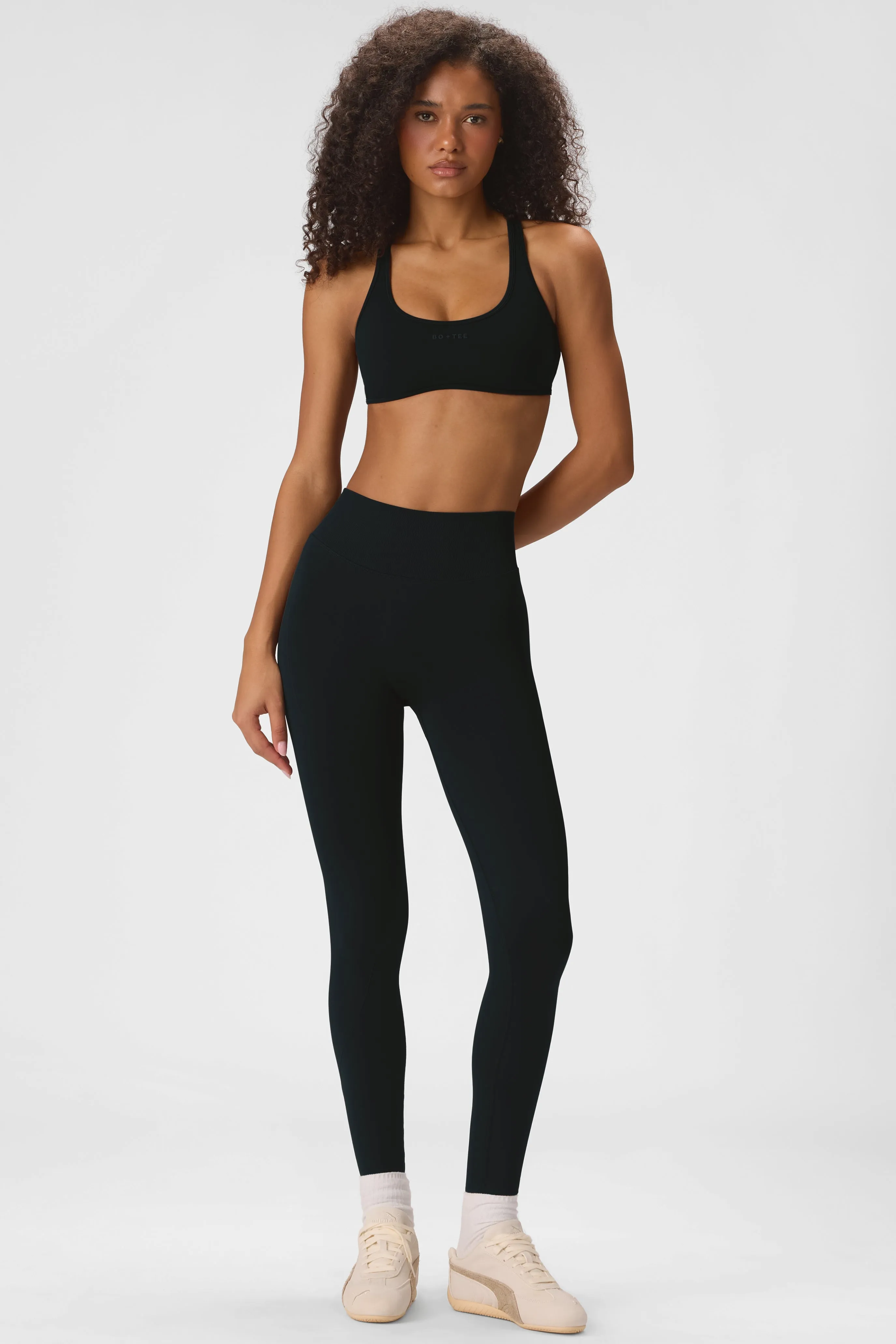 Seamless Full-Length Leggings in Black sold by Oh Polly product image thumbnail 2