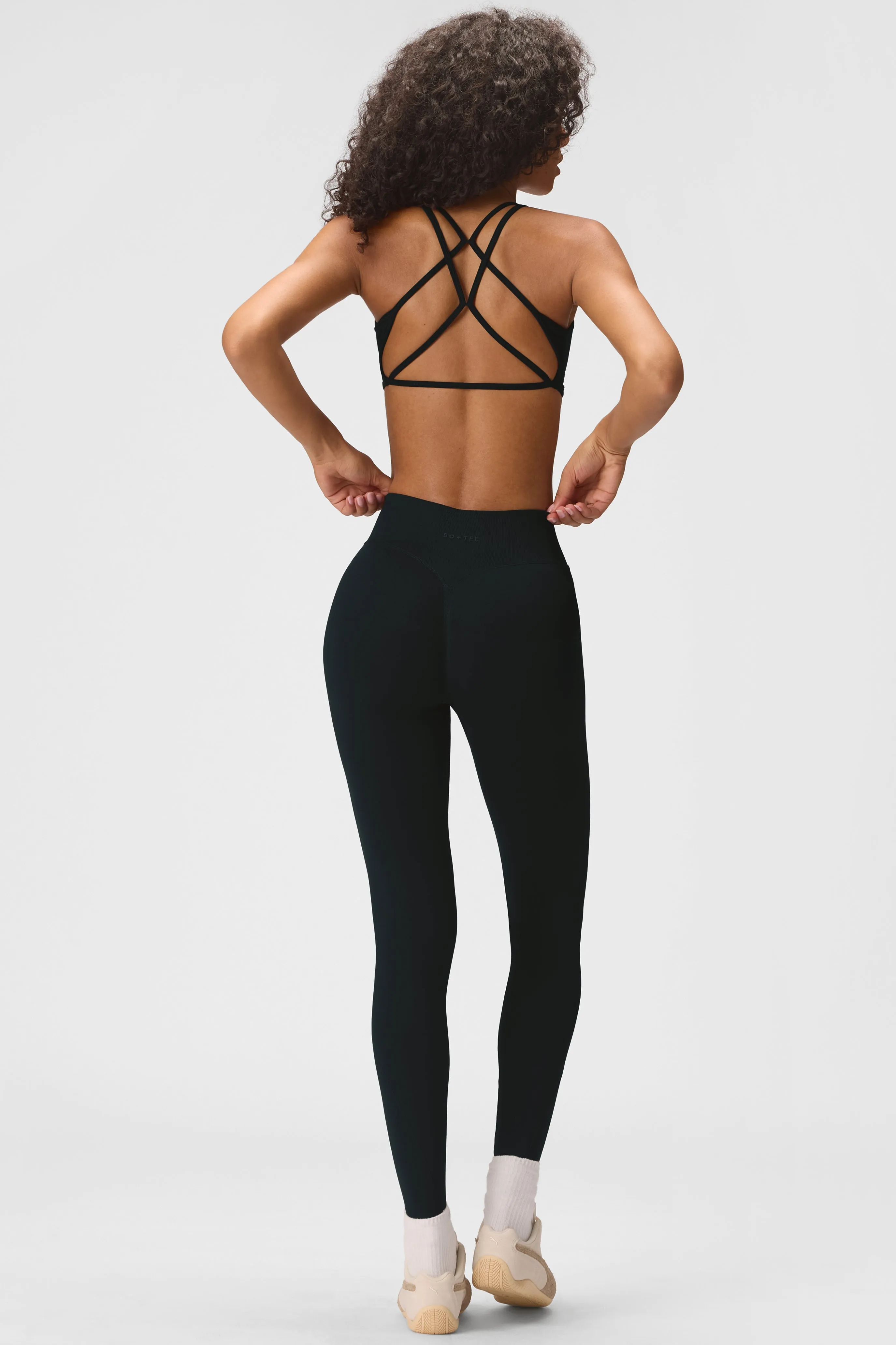 Seamless Full-Length Leggings in Black sold by Oh Polly product image thumbnail 3