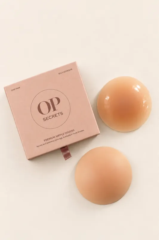 Nipple Covers in Almond made by Oh Polly