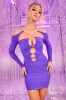 Cut Out Mini Dress in Purple sold by Oh Polly