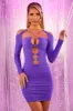 Cut Out Mini Dress in Purple sold by Oh Polly