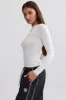 Sheer Long-Sleeve Top in White sold by Oh Polly
