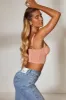 Corset Crop Top in Blush sold by Oh Polly