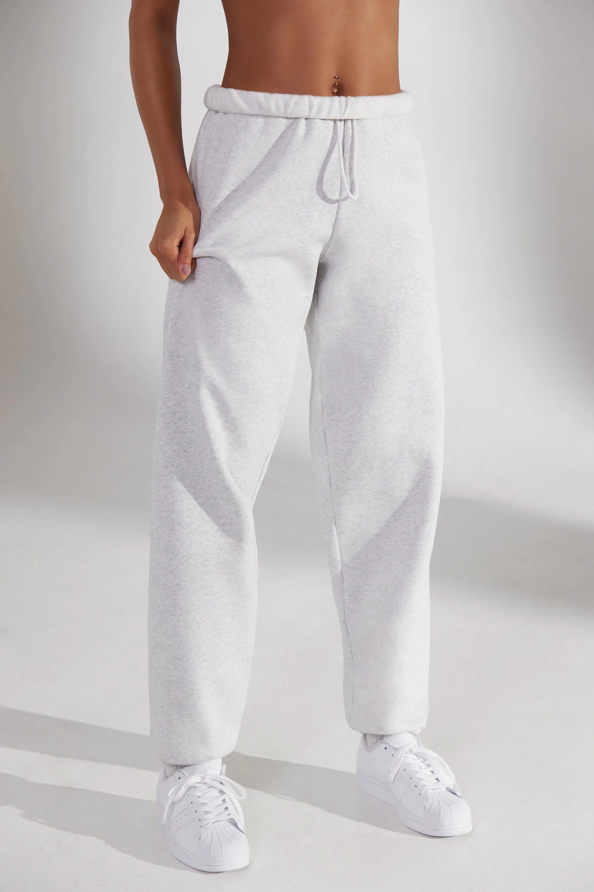 Oversized Joggers in Heather Grey sold by Oh Polly product image thumbnail 3