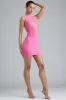 Embellished Mid-Rise Mini Skirt in Bubblegum Pink sold by Oh Polly