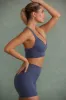 Super Sculpt Cross Back Sports Bra in Steel Blue sold by Oh Polly