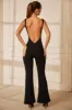 Sweetheart Neckline Backless Jumpsuit in Black sold by Oh Polly