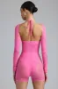 Embellished Cut-Out Unitard in Bubblegum Pink sold by Oh Polly