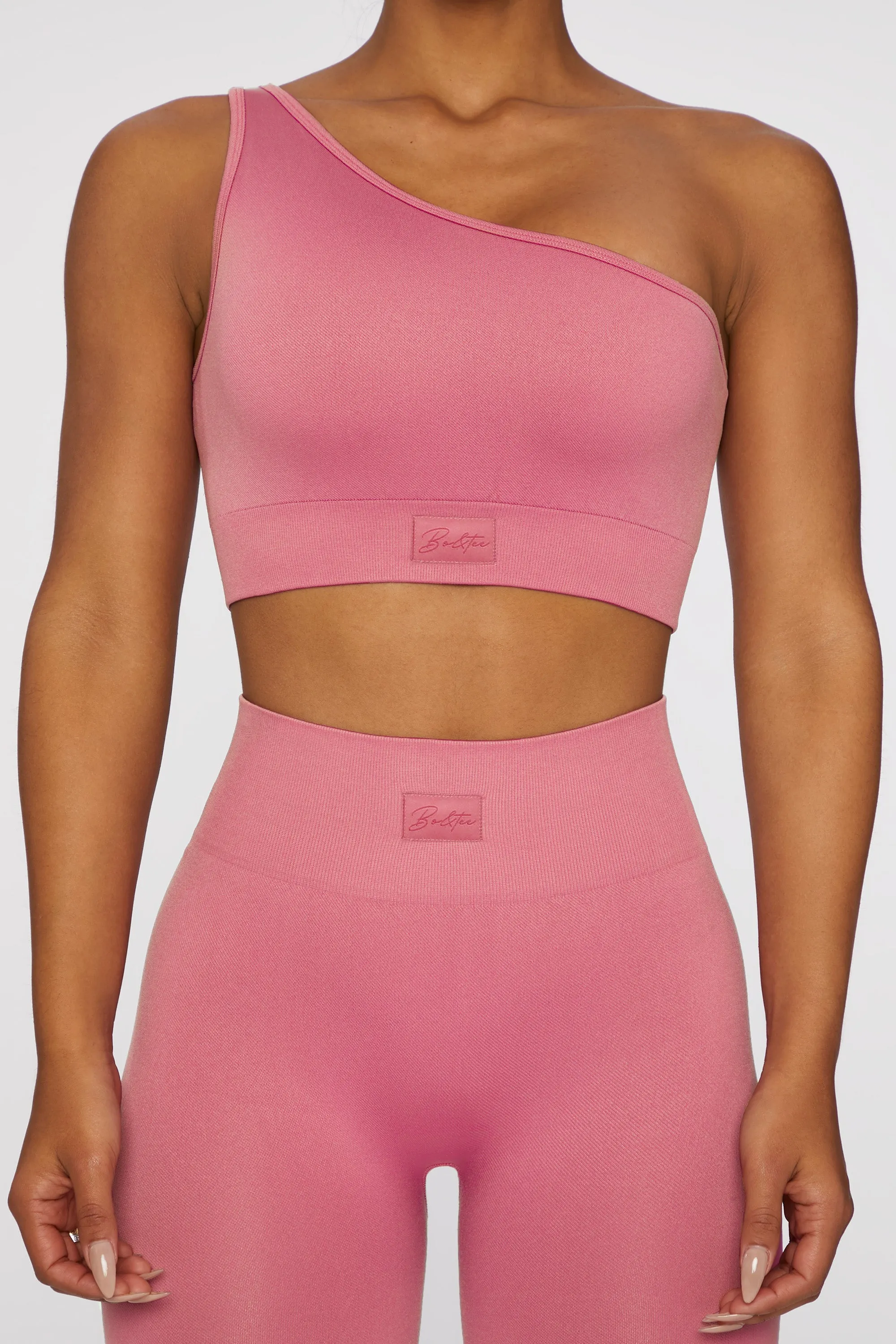 Asymmetric Crop Top in Pink sold by Oh Polly product image thumbnail 2