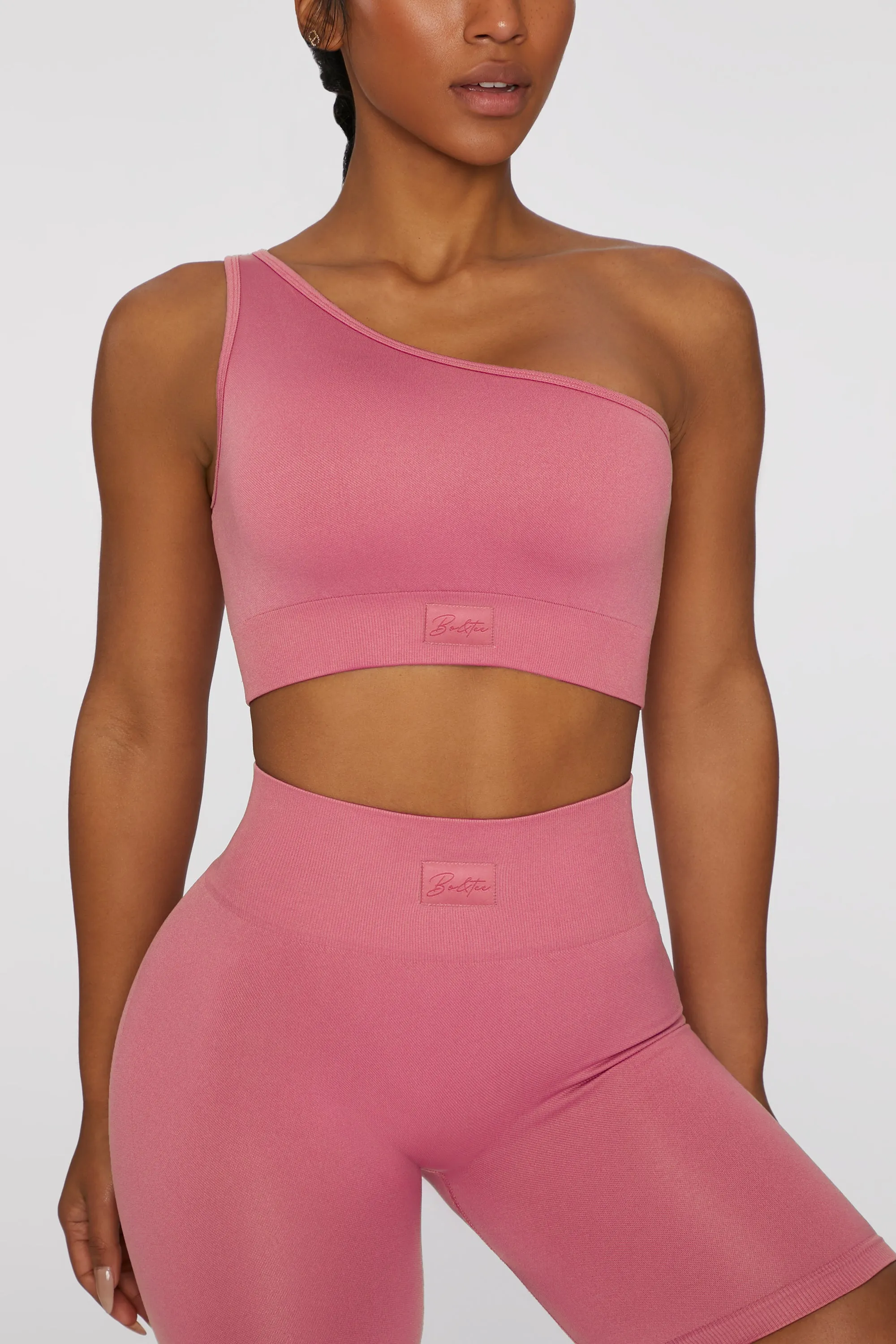 Asymmetric Crop Top in Pink sold by Oh Polly product image thumbnail 4