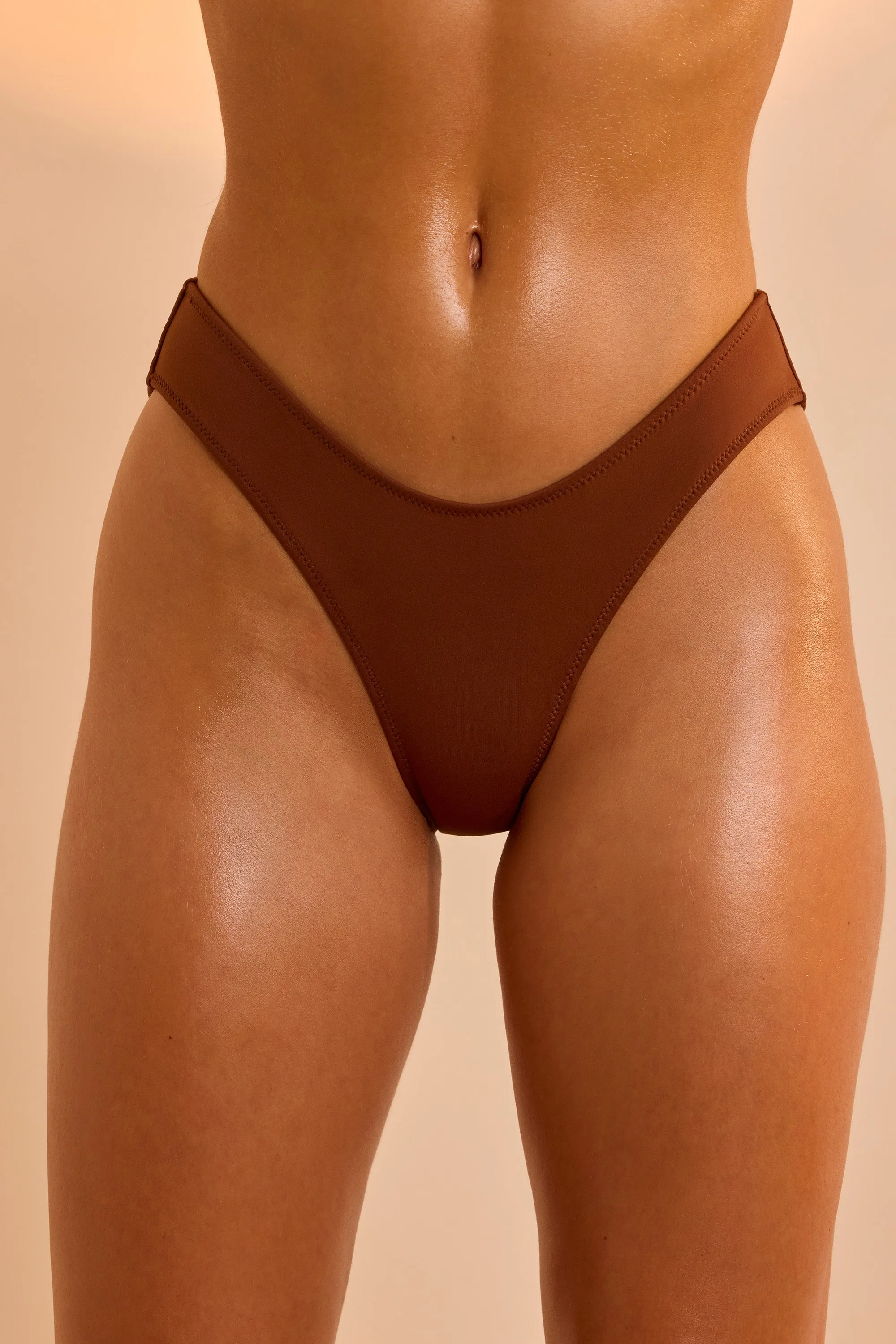 Full Bikini Bottoms in Brown sold by Oh Polly product image thumbnail 4