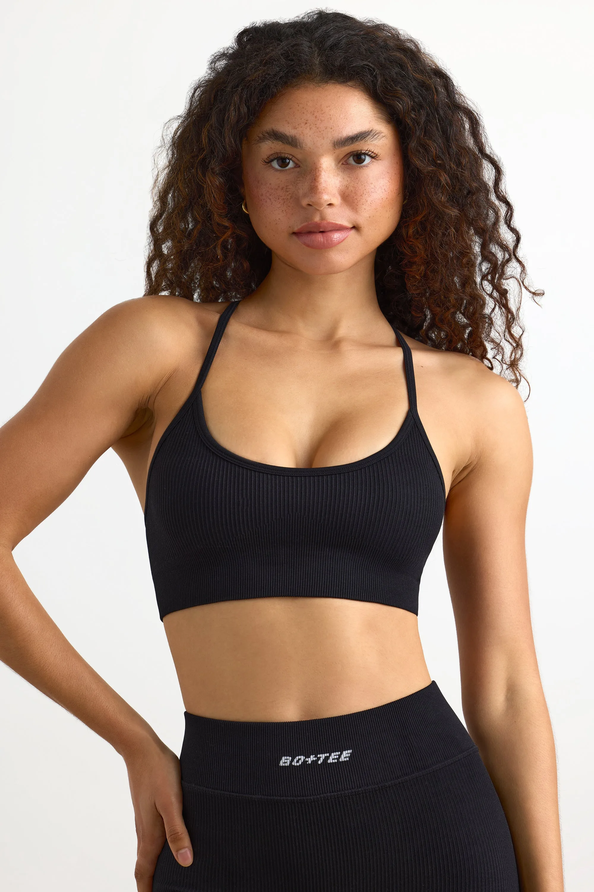FlexiRib Y-Back Sports Bra in Black sold by Oh Polly product image thumbnail 5
