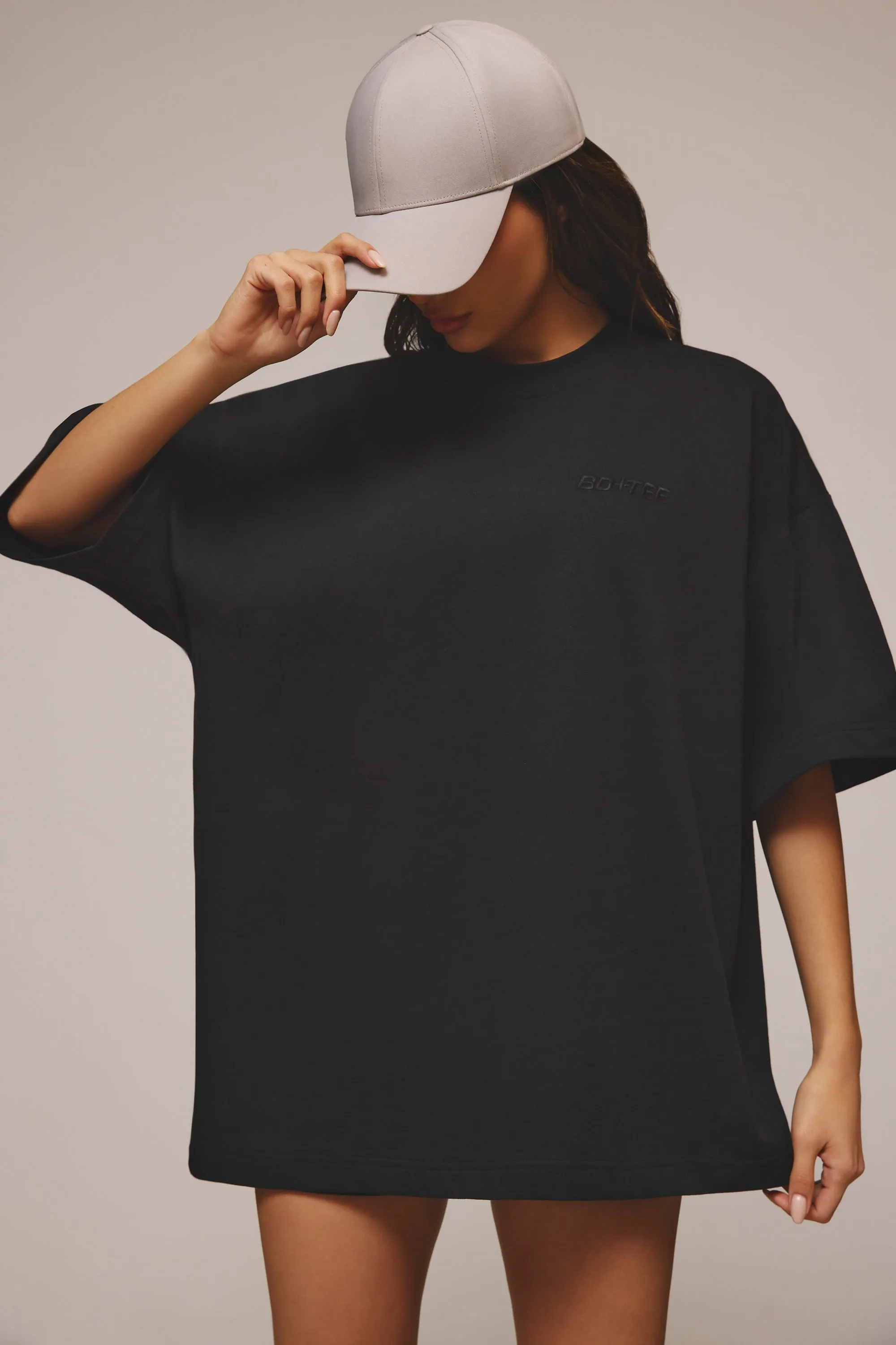 Holographic Printed Short Sleeve T-Shirt in Black sold by Oh Polly product image thumbnail 2