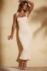 Square Neck Midi Dress in Ivory sold by Oh Polly