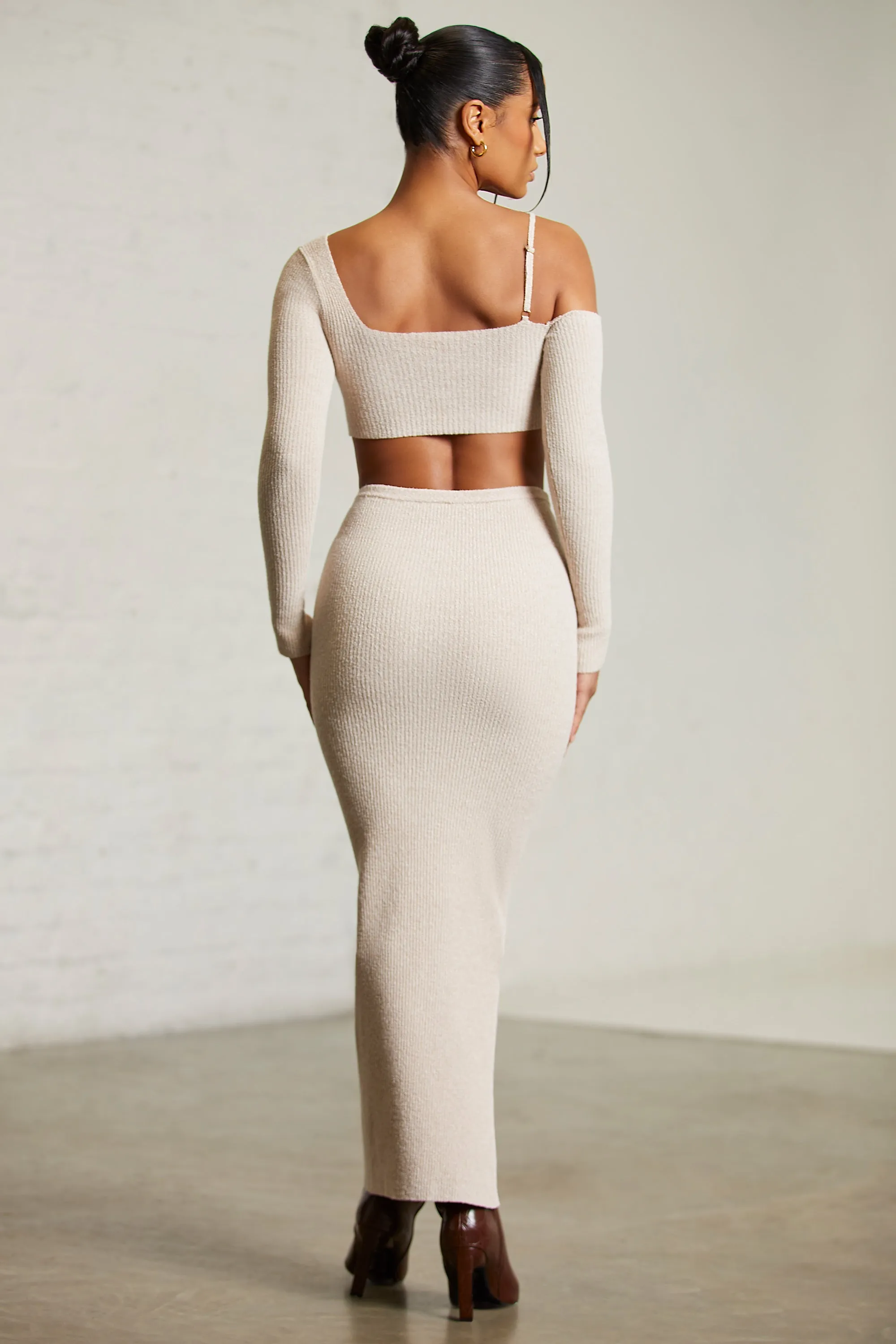 Low Rise Maxi Skirt in Praline sold by Oh Polly product image thumbnail 2