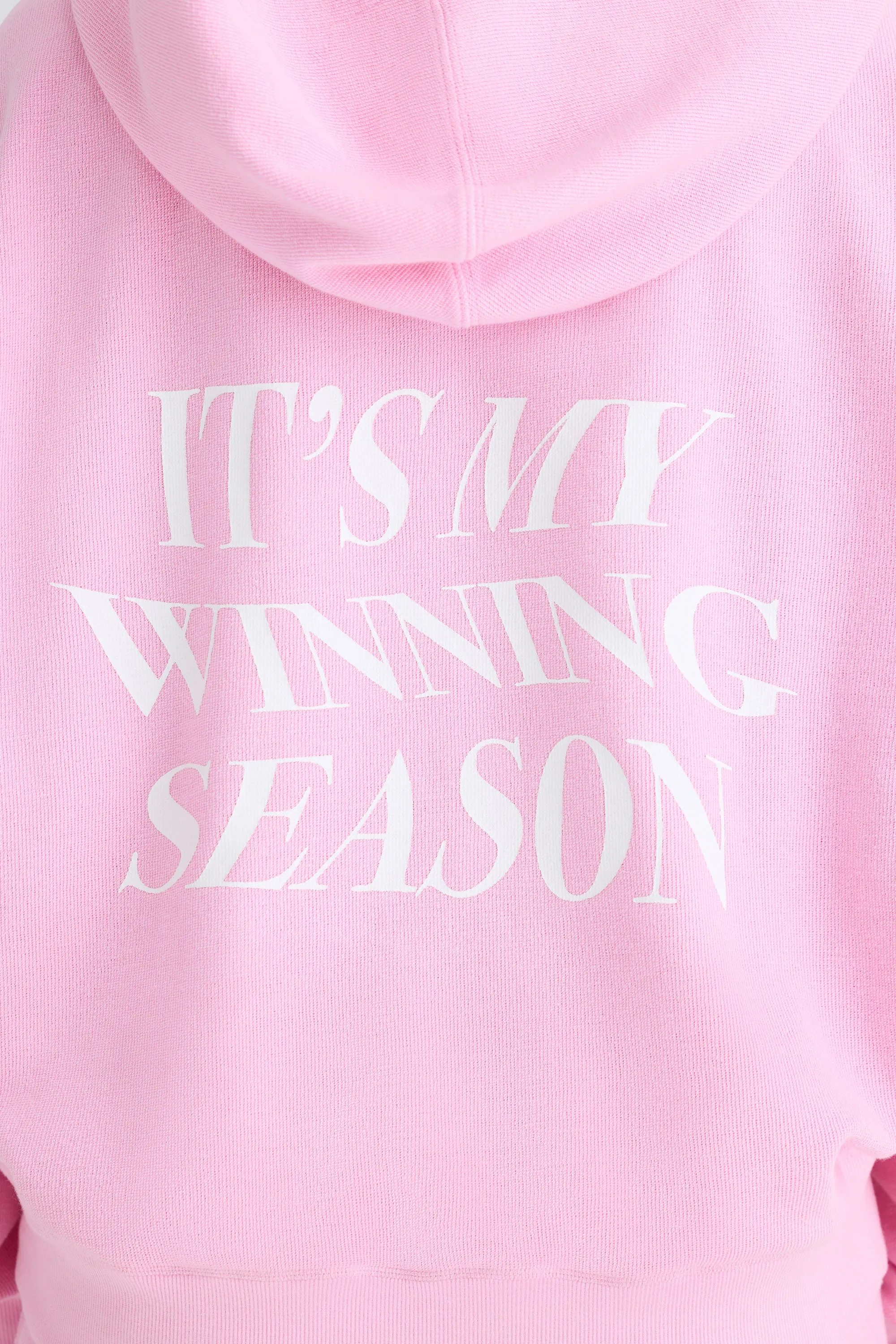 Textured Cotton Jersey Graphic Print Hoodie in Bubblegum Pink sold by Oh Polly product image thumbnail 5