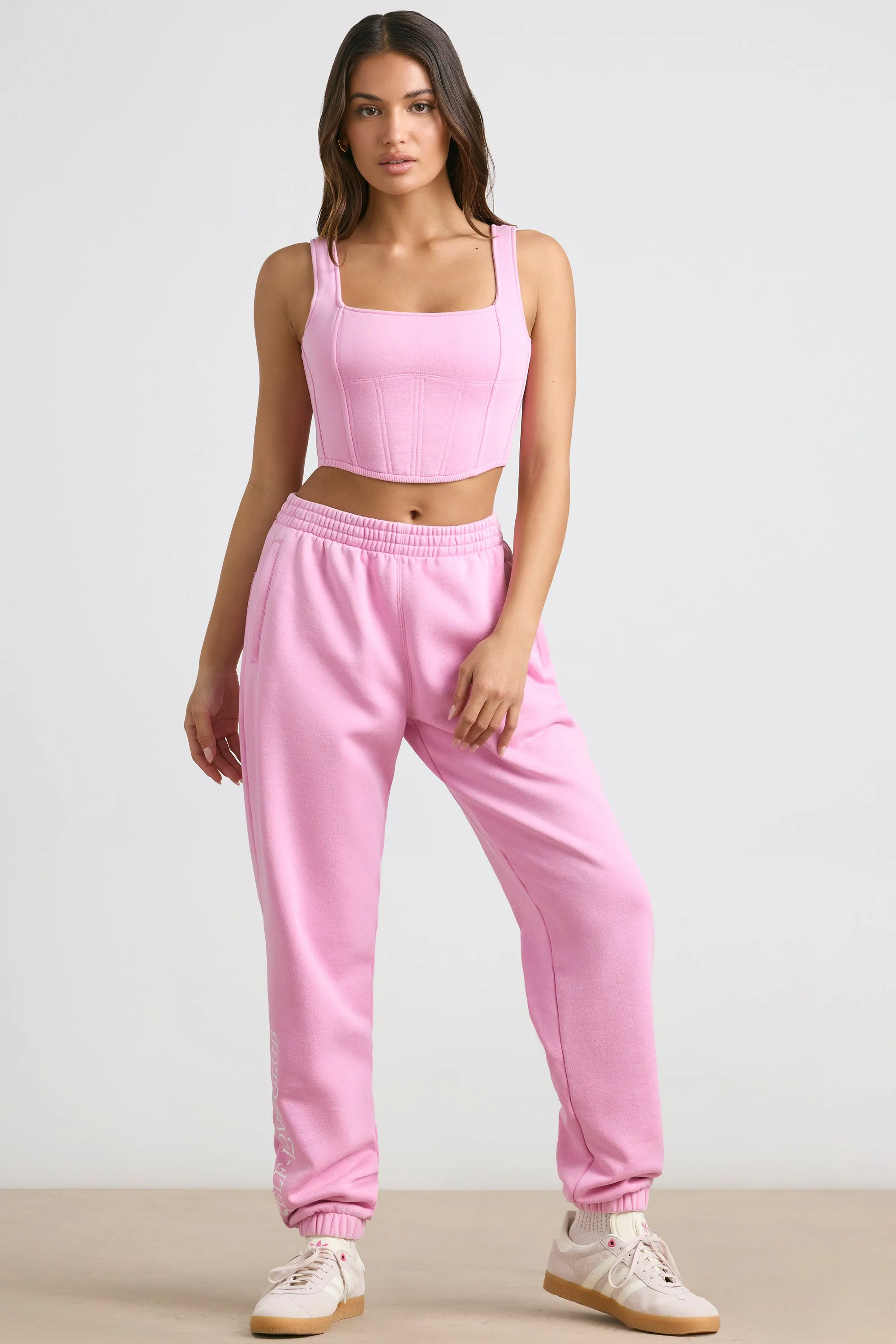 Petite Oversized Joggers in Bubblegum Pink sold by Oh Polly product image thumbnail 3