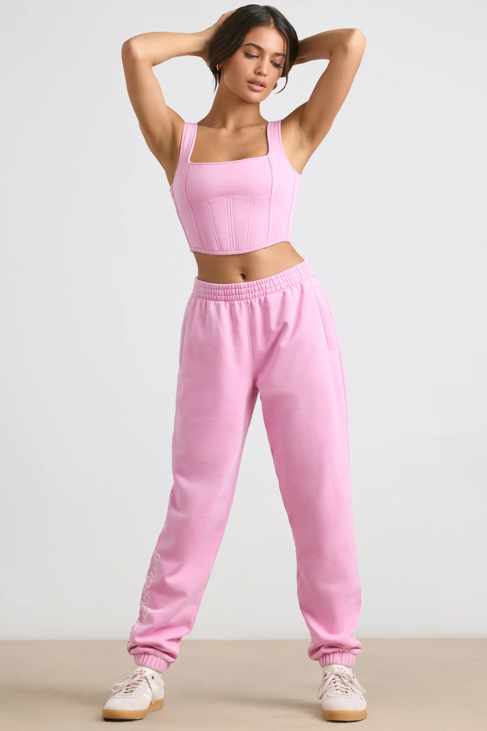 Petite Oversized Joggers in Bubblegum Pink sold by Oh Polly product image thumbnail 2