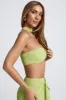 Hardware Detail Choker Crop Top in Olive Green sold by Oh Polly