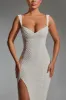 Embellished Open-Back Maxi Dress in White sold by Oh Polly