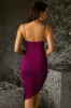 Asymmetric Midi Dress in Purple sold by Oh Polly